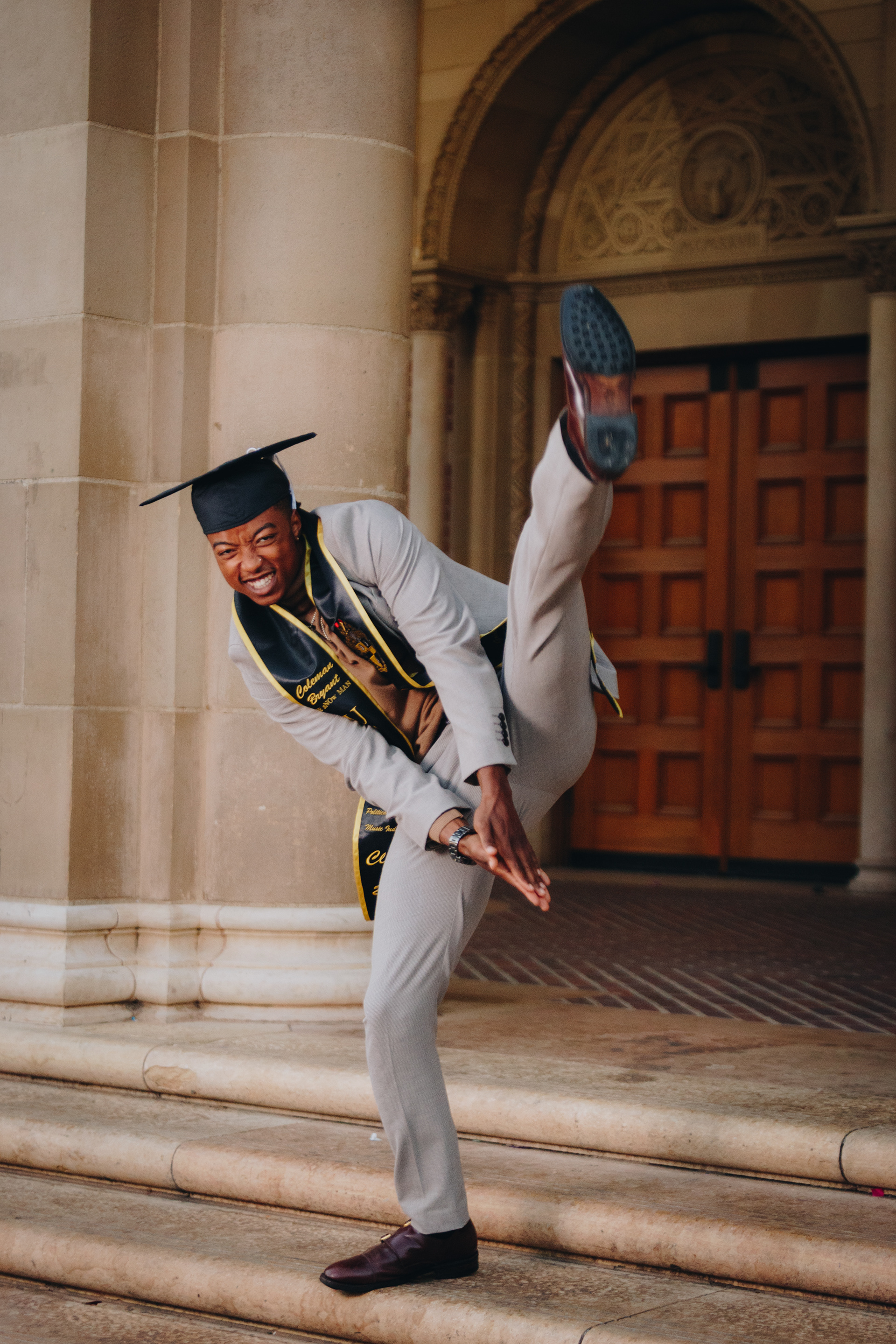 Graduation photography of Bro. Coleman Bryant (SPR 19)