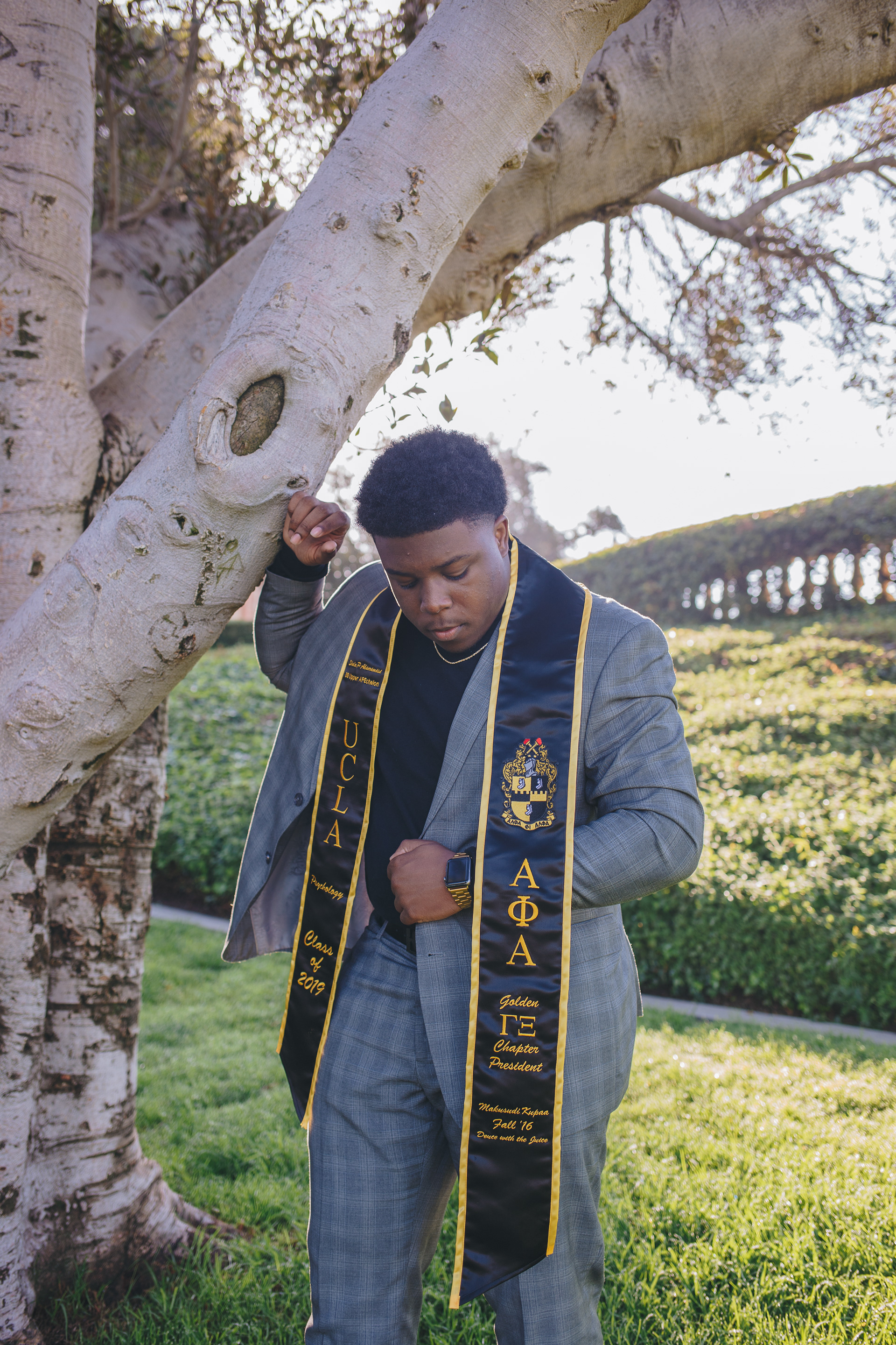 Graduation photos of Brother Shola Akinrimisi (FA 16)