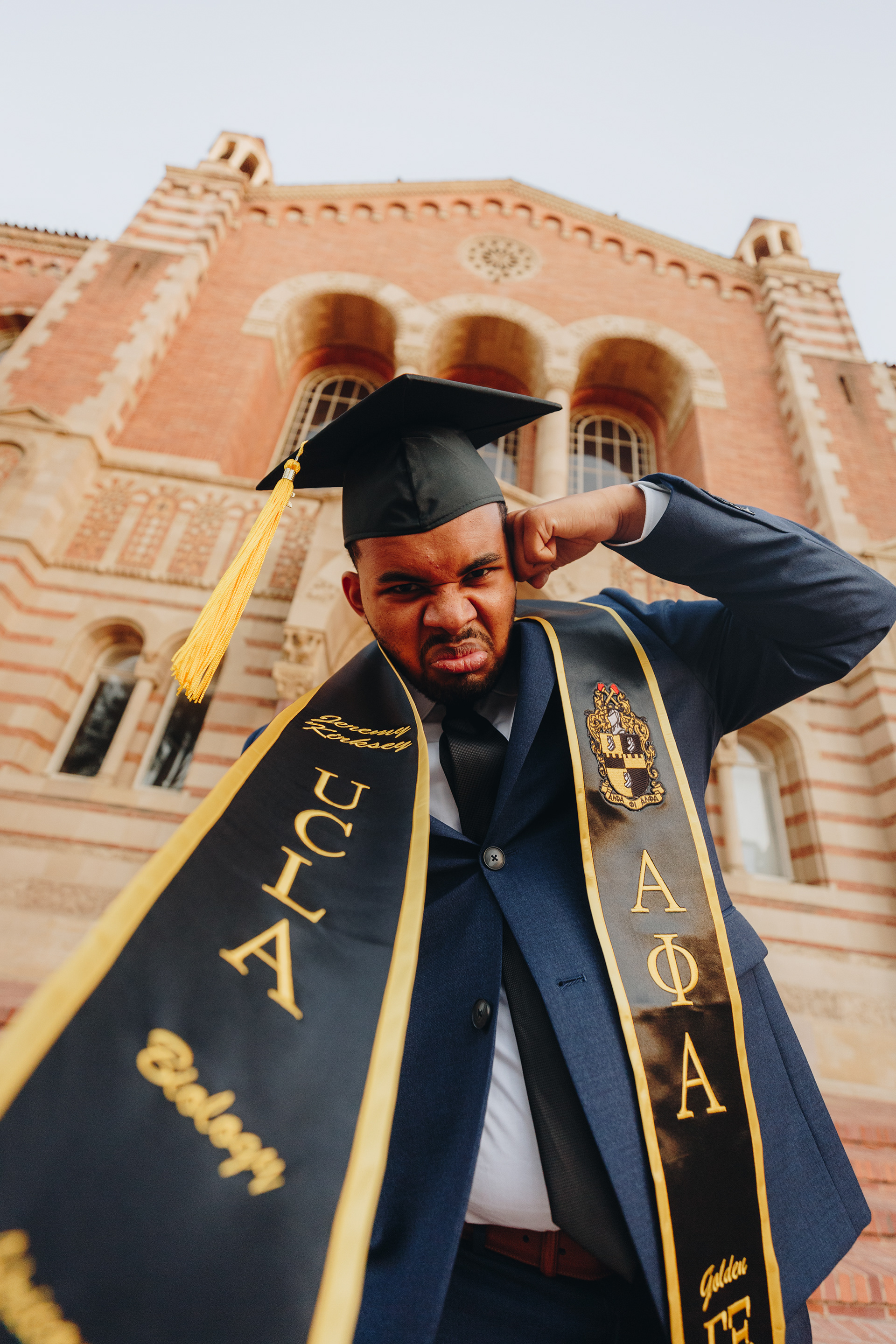 Graduation photography of Bro. Jeremy Kirksey (SPR 20)