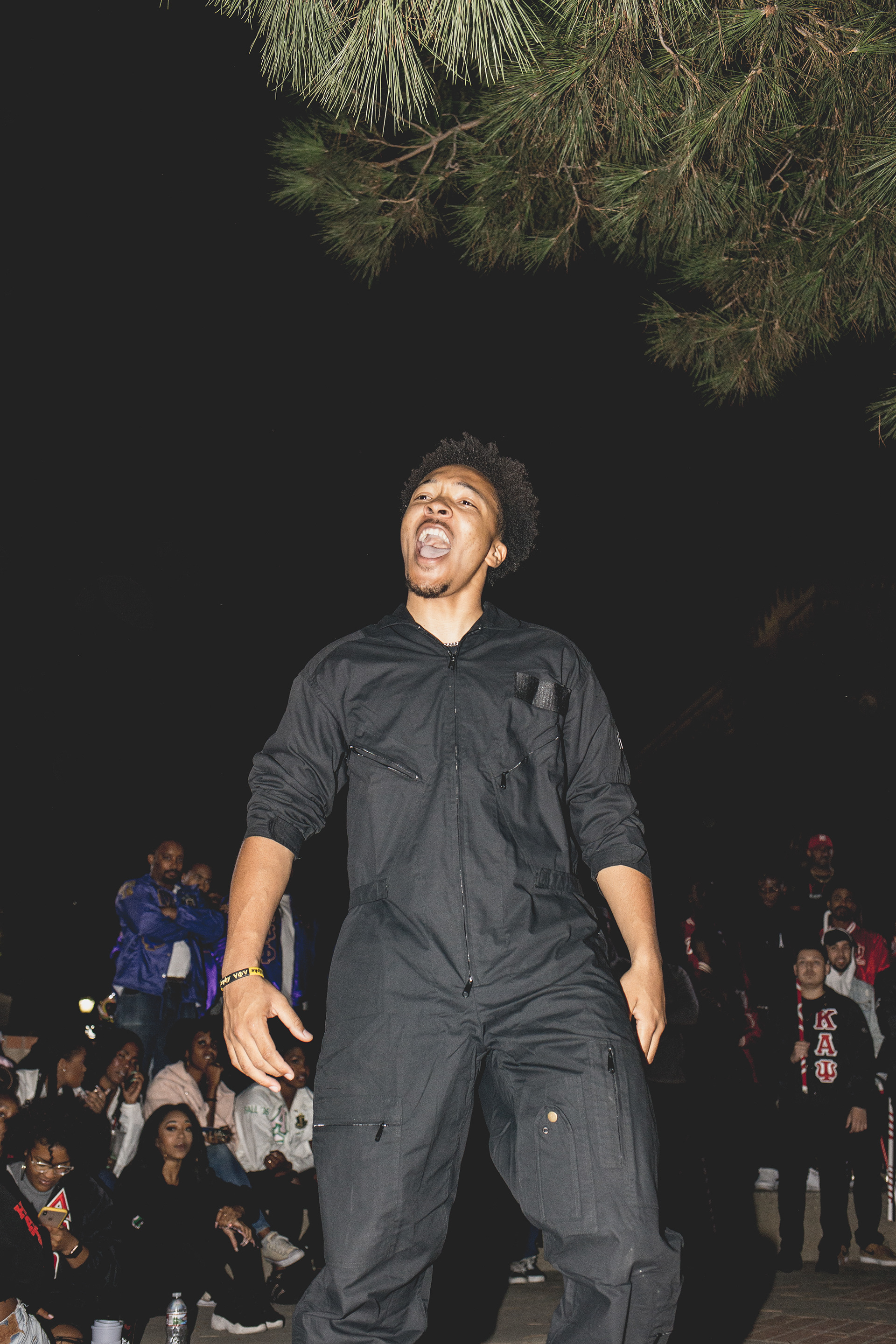 Brother Isaiah Njoku at the Fall 19 Yard Show