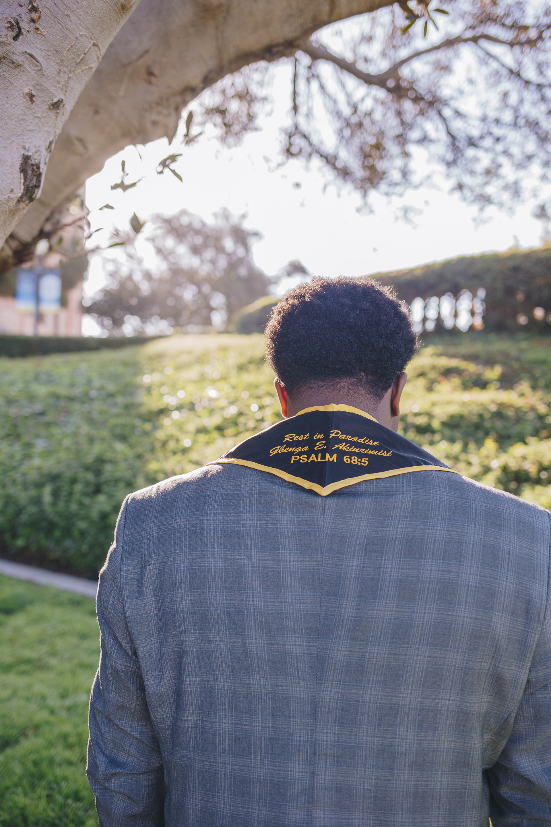 Graduation photos of Brother Shola Akinrimisi (FA 16)