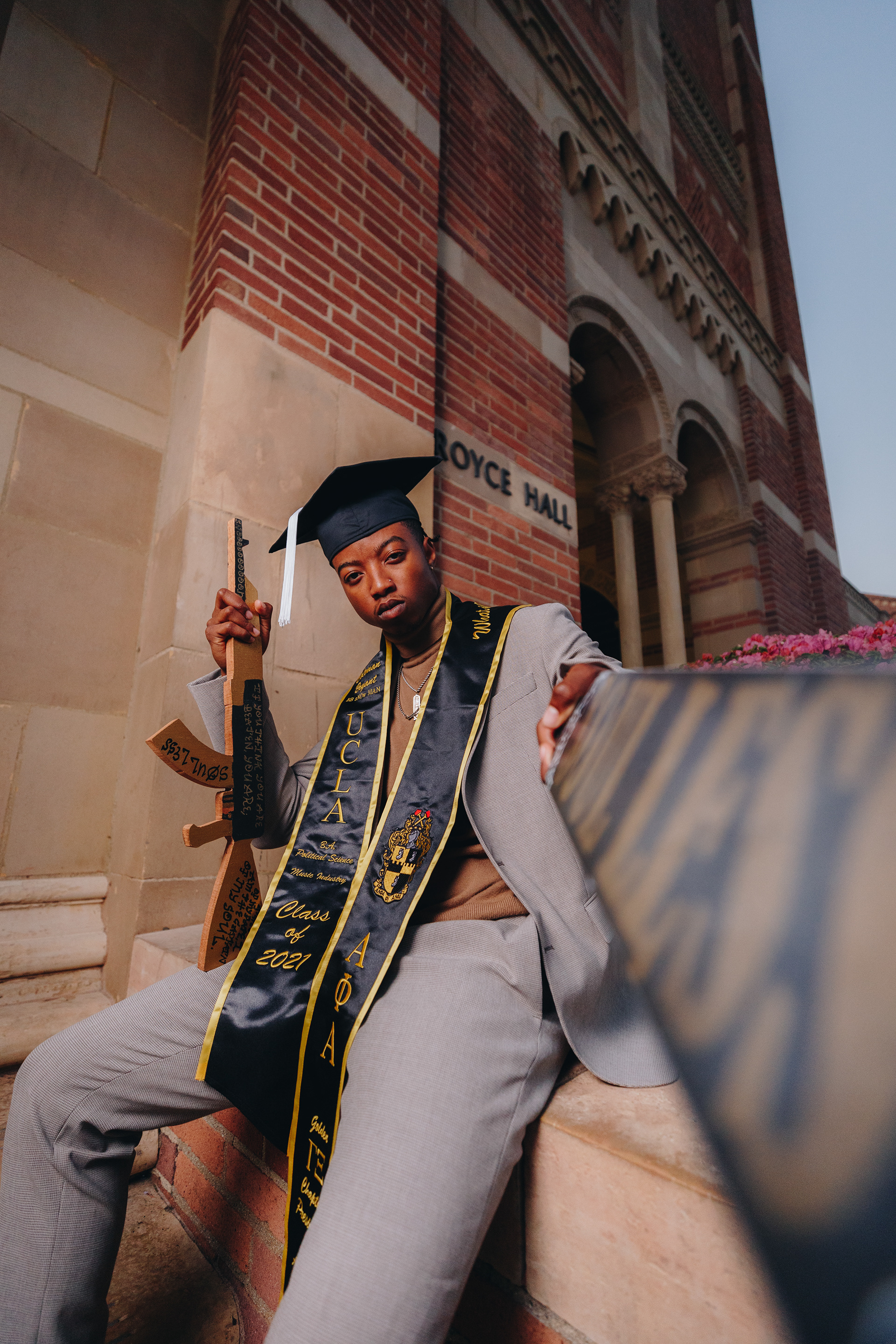 Graduation photography of Bro. Coleman Bryant (SPR 19)