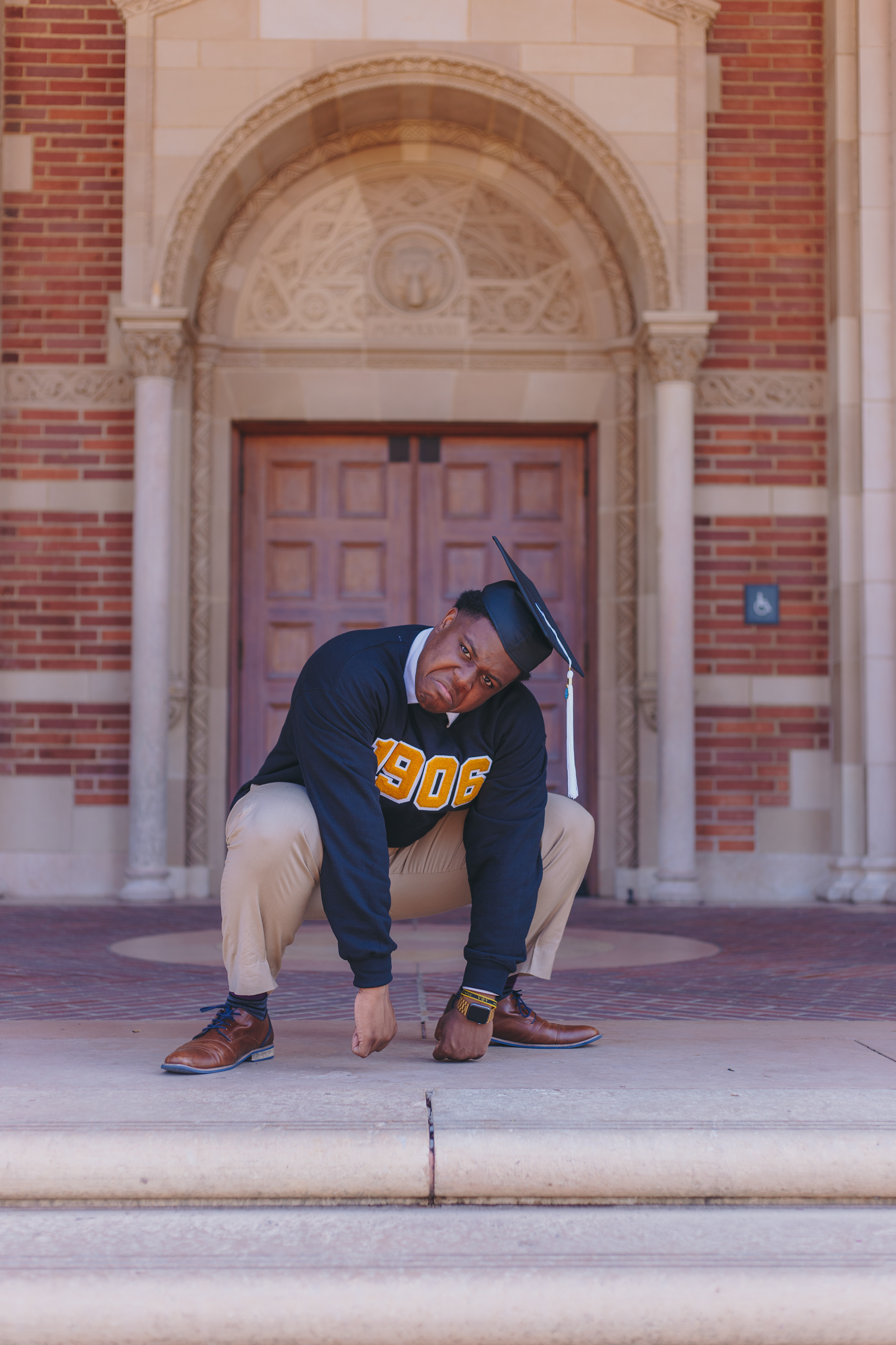 Graduation photos of Brother Shola Akinrimisi (FA 16)