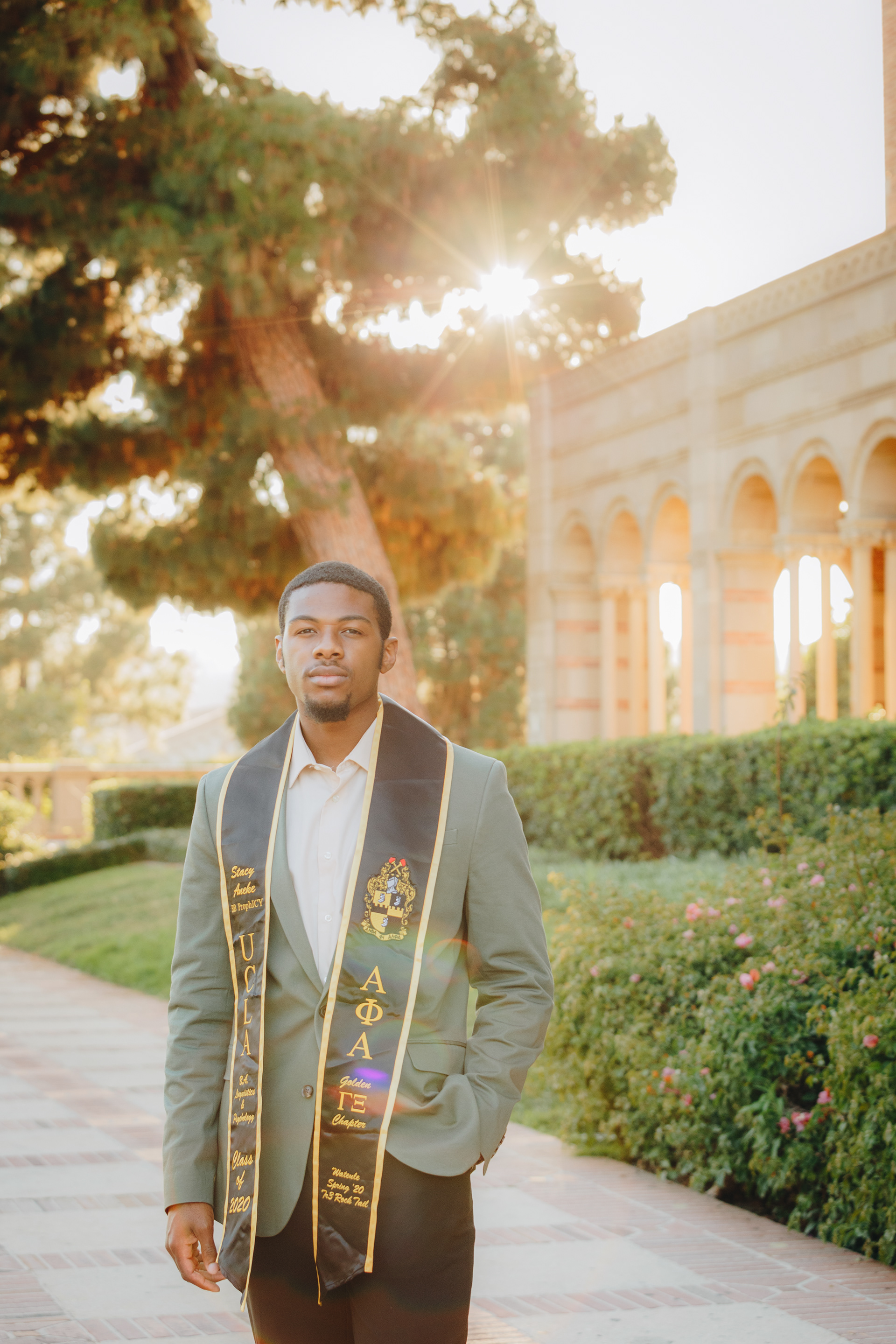 Graduation photography of Bro. Stacy Aneke (SPR 20)