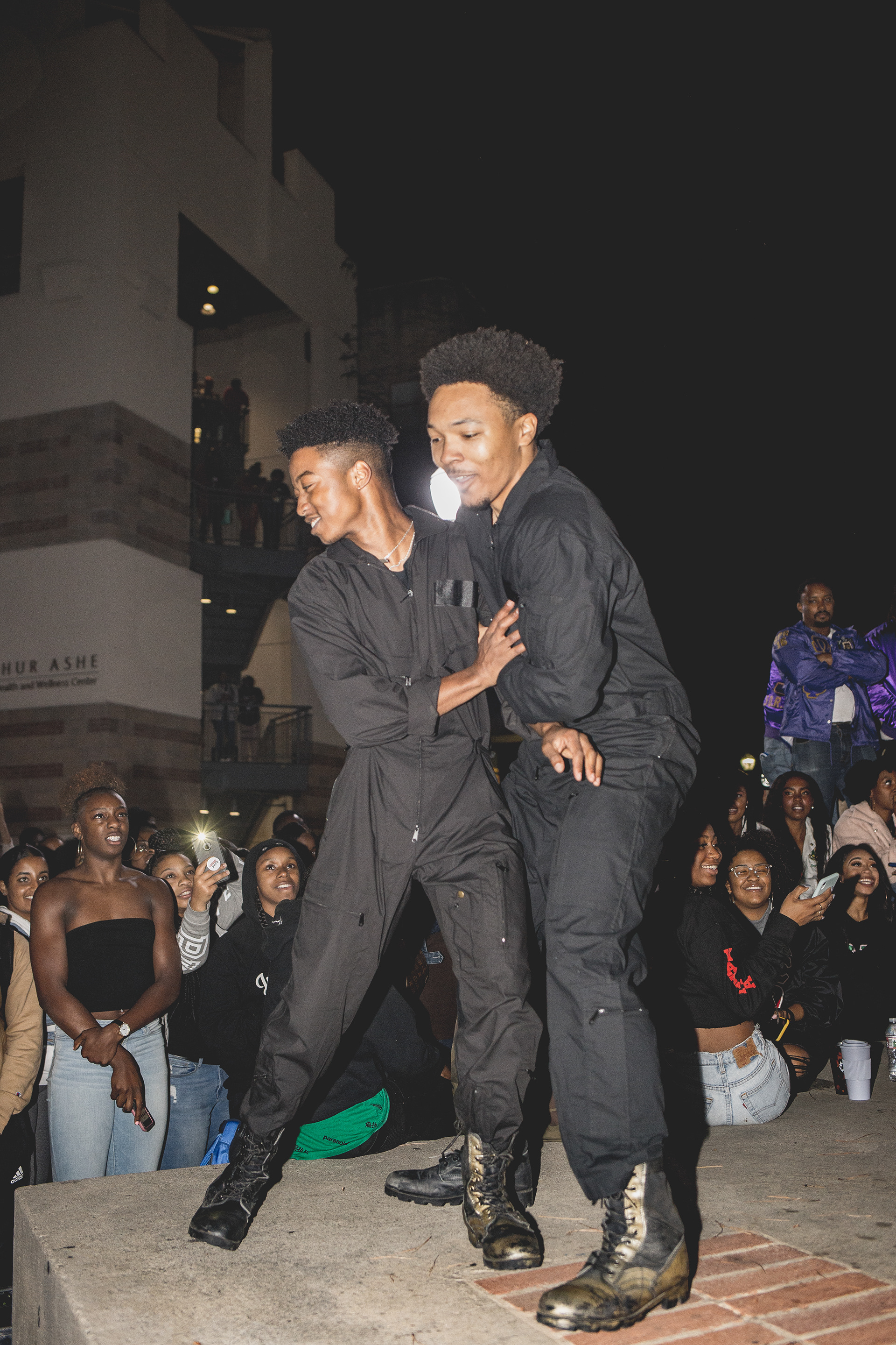Brother Isaiah Njoku and Brother Coleman Bryant at the Fall 19 Yard Show