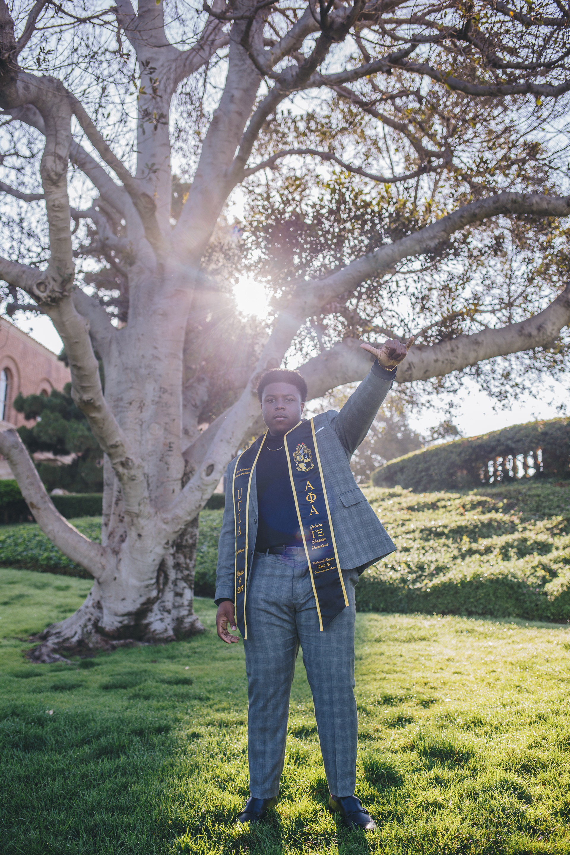 Graduation photos of Brother Shola Akinrimisi (FA 16)