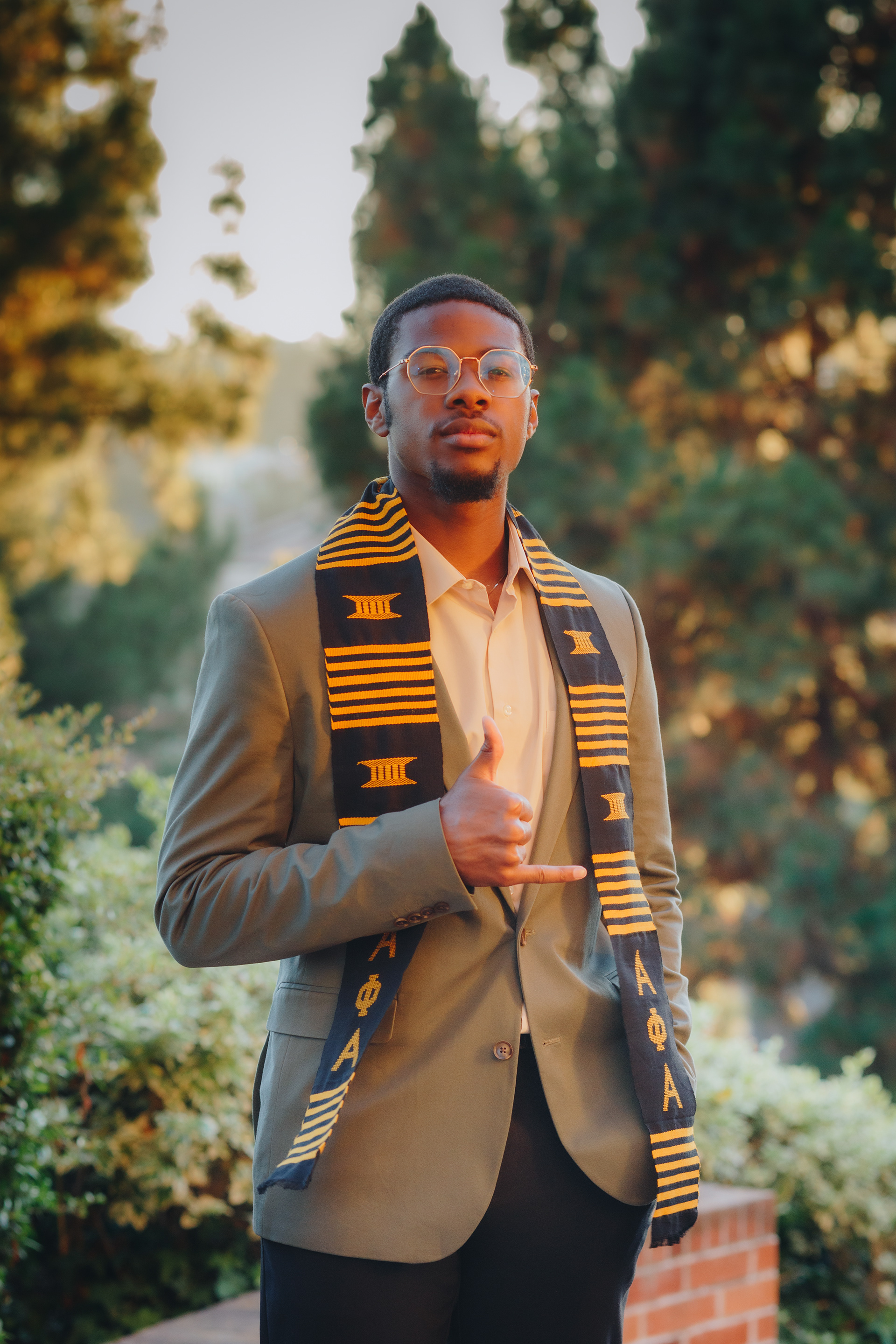 Graduation photography of Bro. Stacy Aneke (SPR 20)