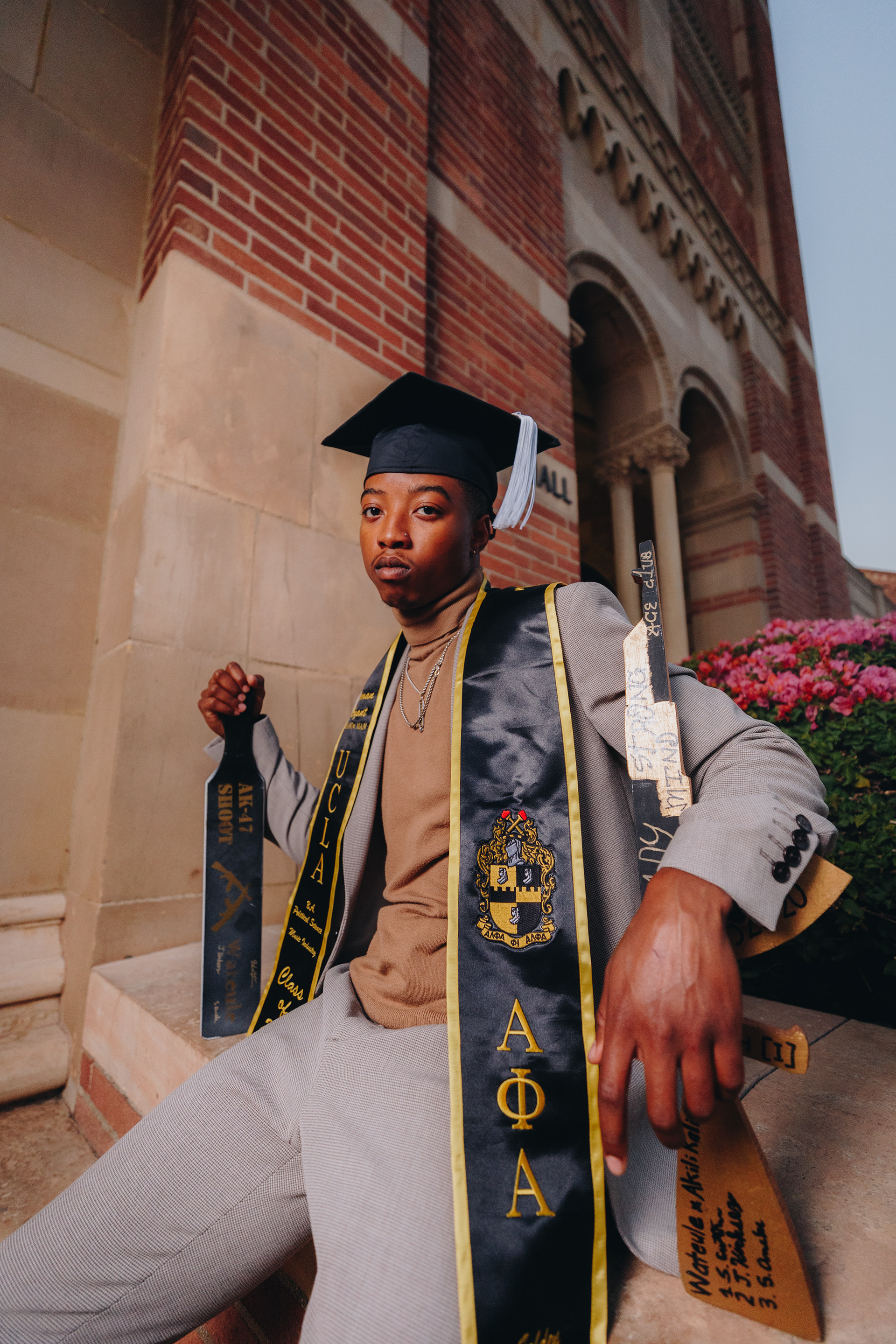Graduation photography of Bro. Coleman Bryant (SPR 19)