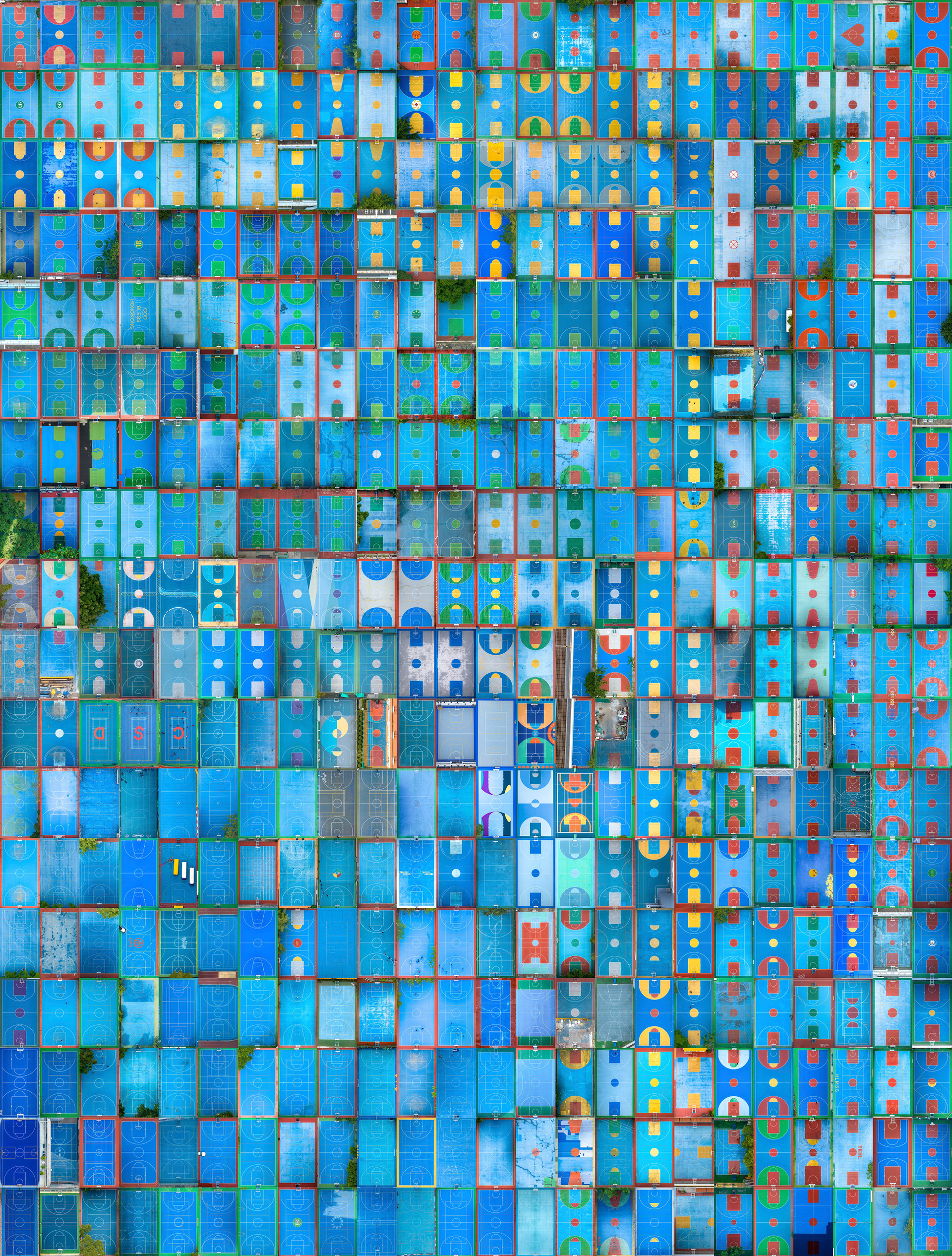 blue HK courts