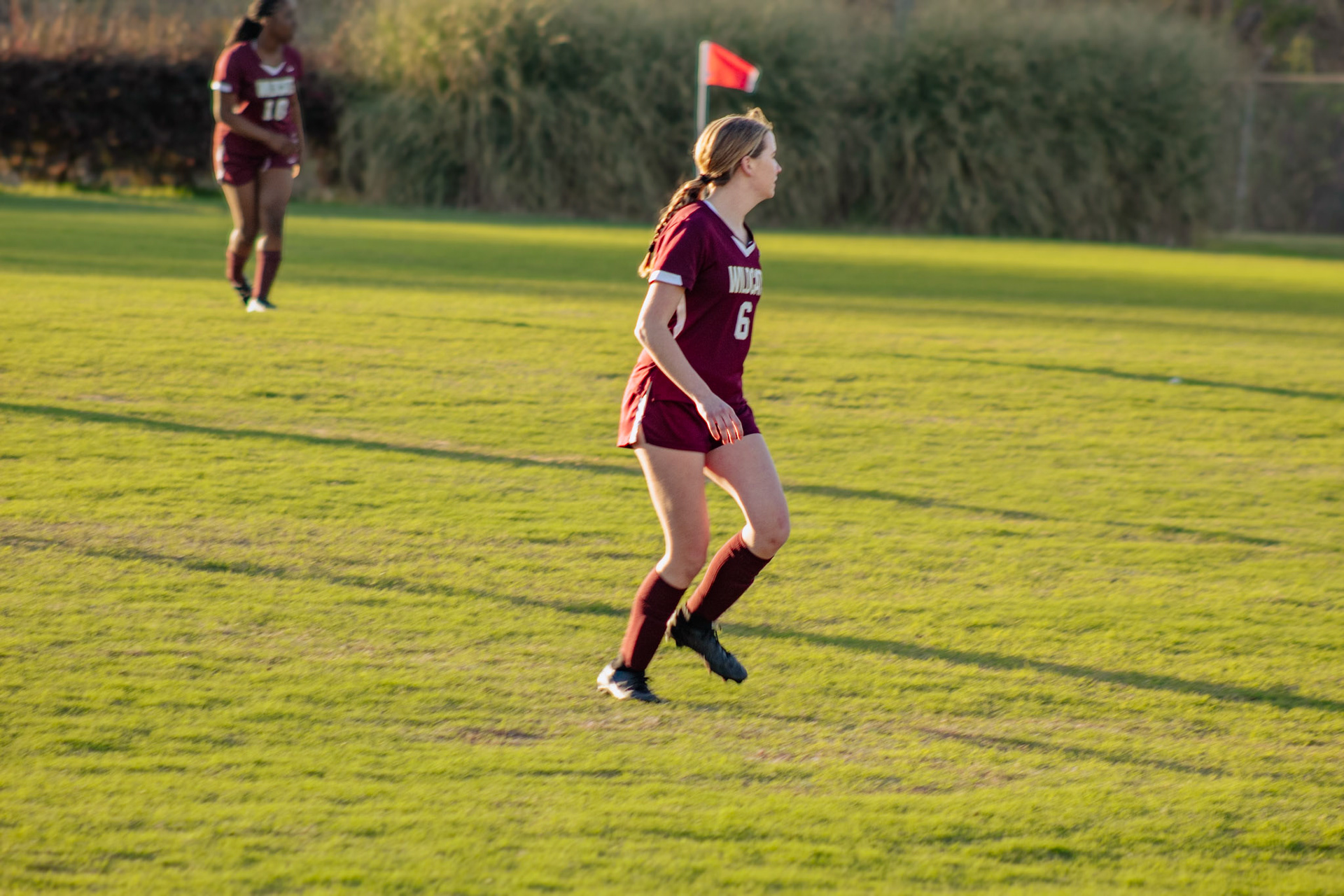 #6 Kacee Esco on the soccer field during a match aganist Pelion