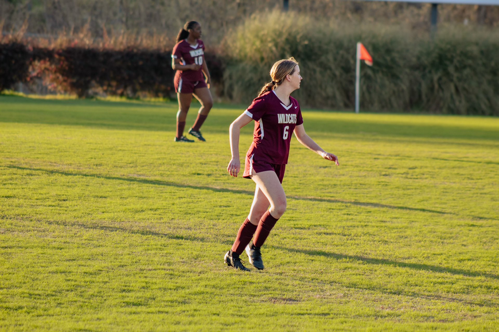 #6 Kacee Esco on the soccer field during a match aganist Pelion
