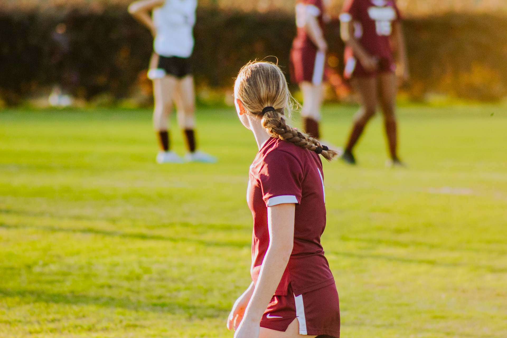 #6 Kacee Esco on the soccer field during a match aganist Pelion
