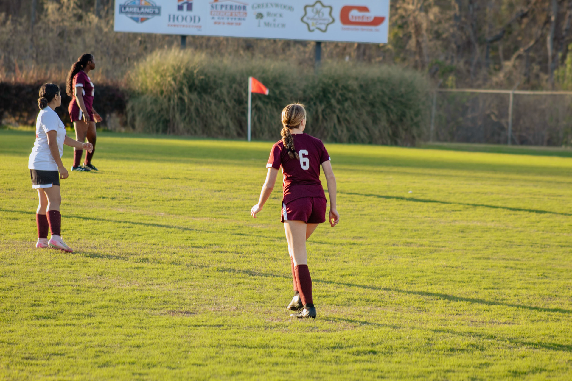 #6 Kacee Esco on the soccer field during a match aganist Pelion