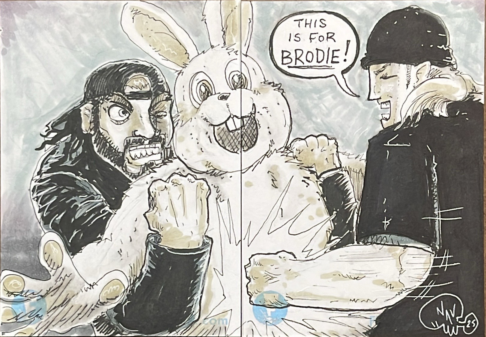 MALLRATS Homage commission for Client