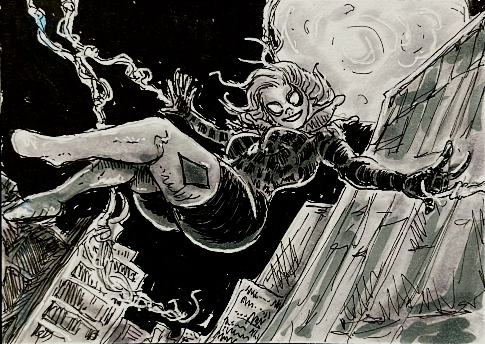 Spider-Harley commission for Client