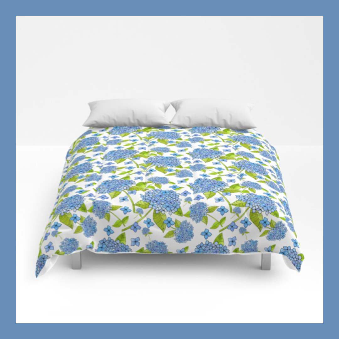 hydrangeas duvet