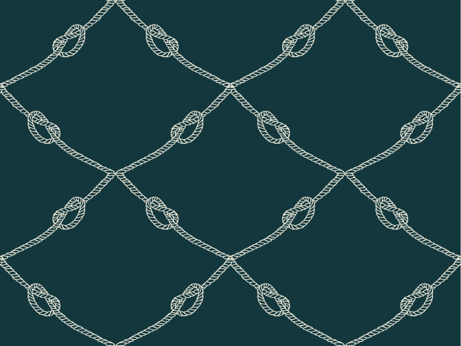 Mariner's Trellis Navy