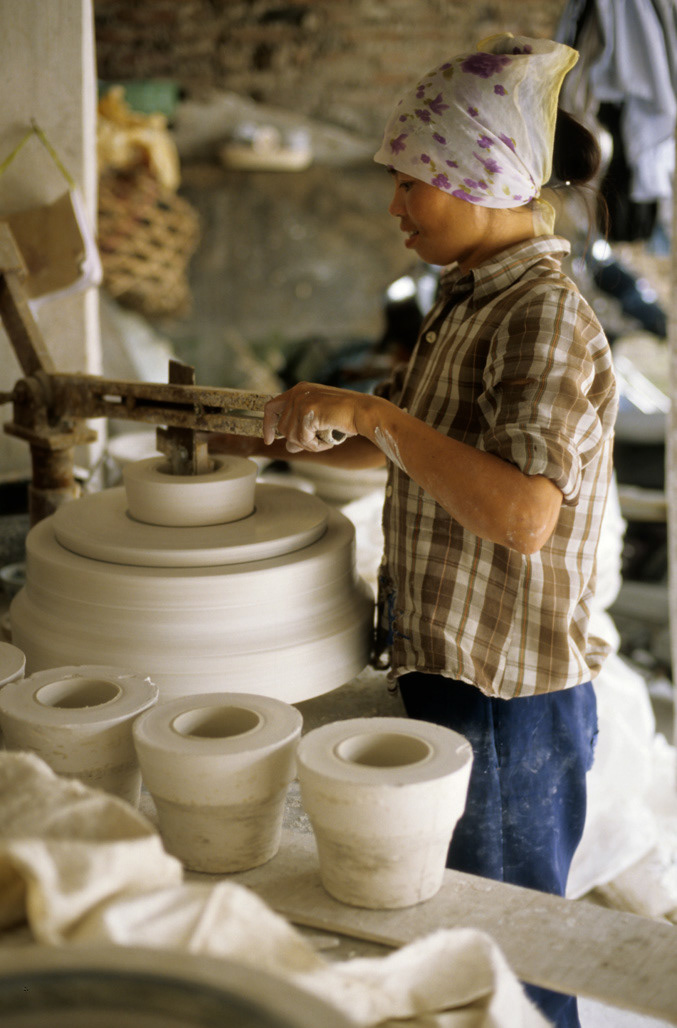 Bat Trang, a town of pottery