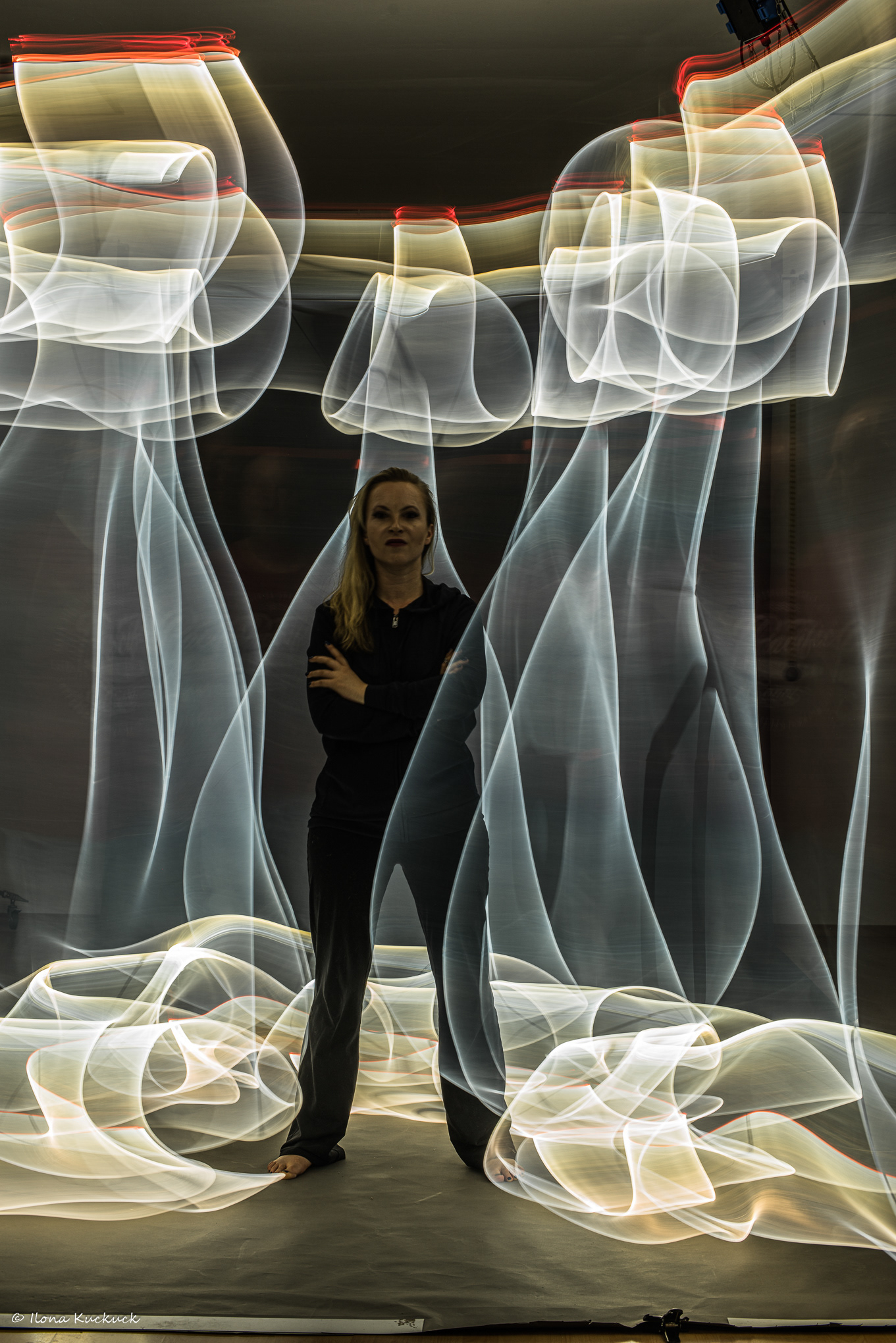 Vorhang aus Lichtern