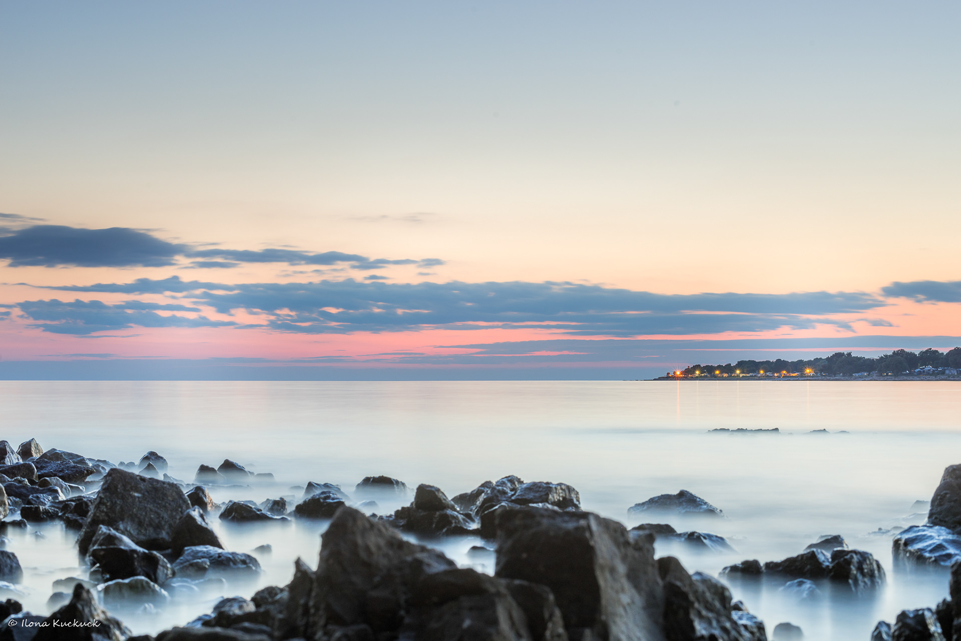 Das Meer ganz ruhig