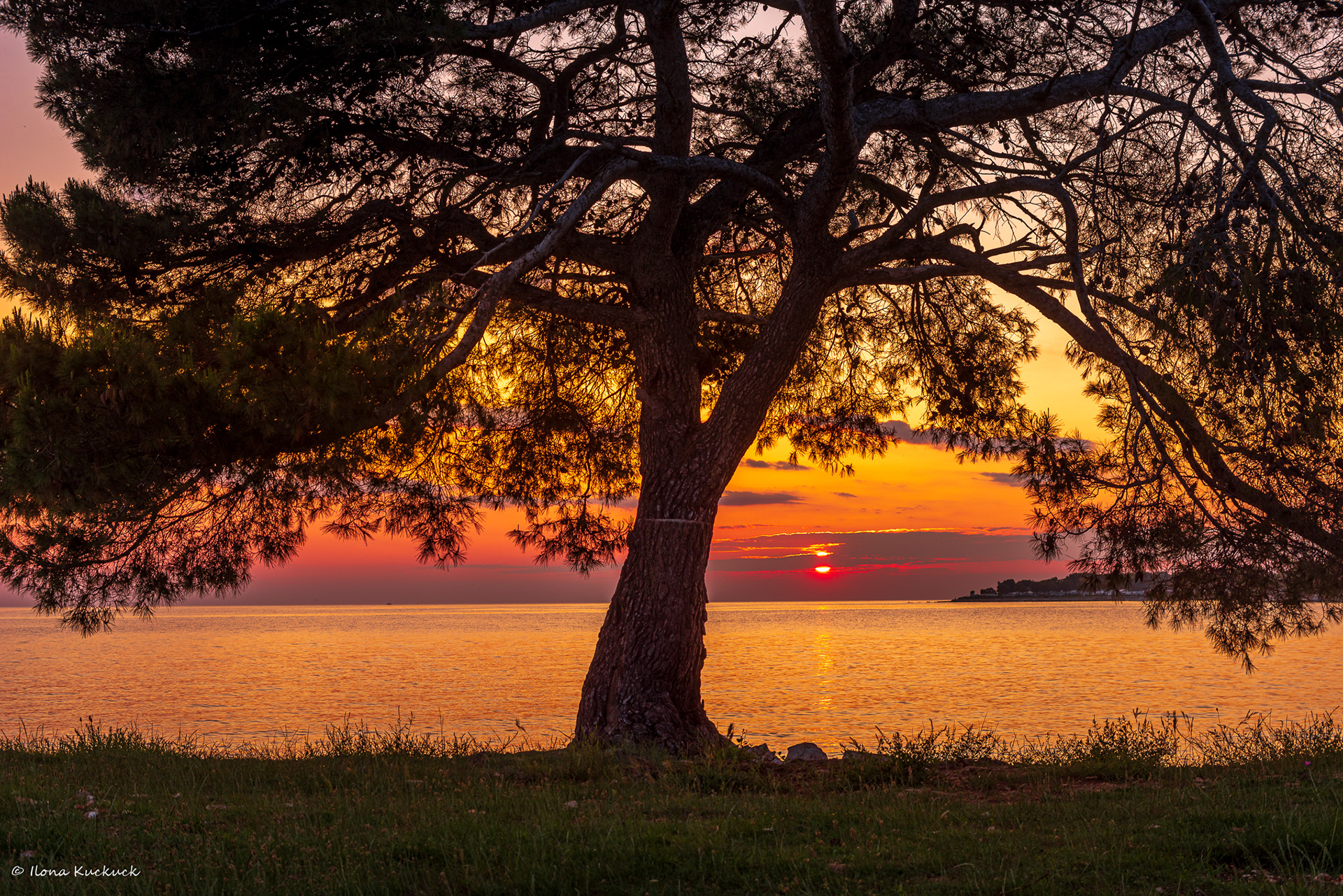 Sonnenuntergang in Istrien