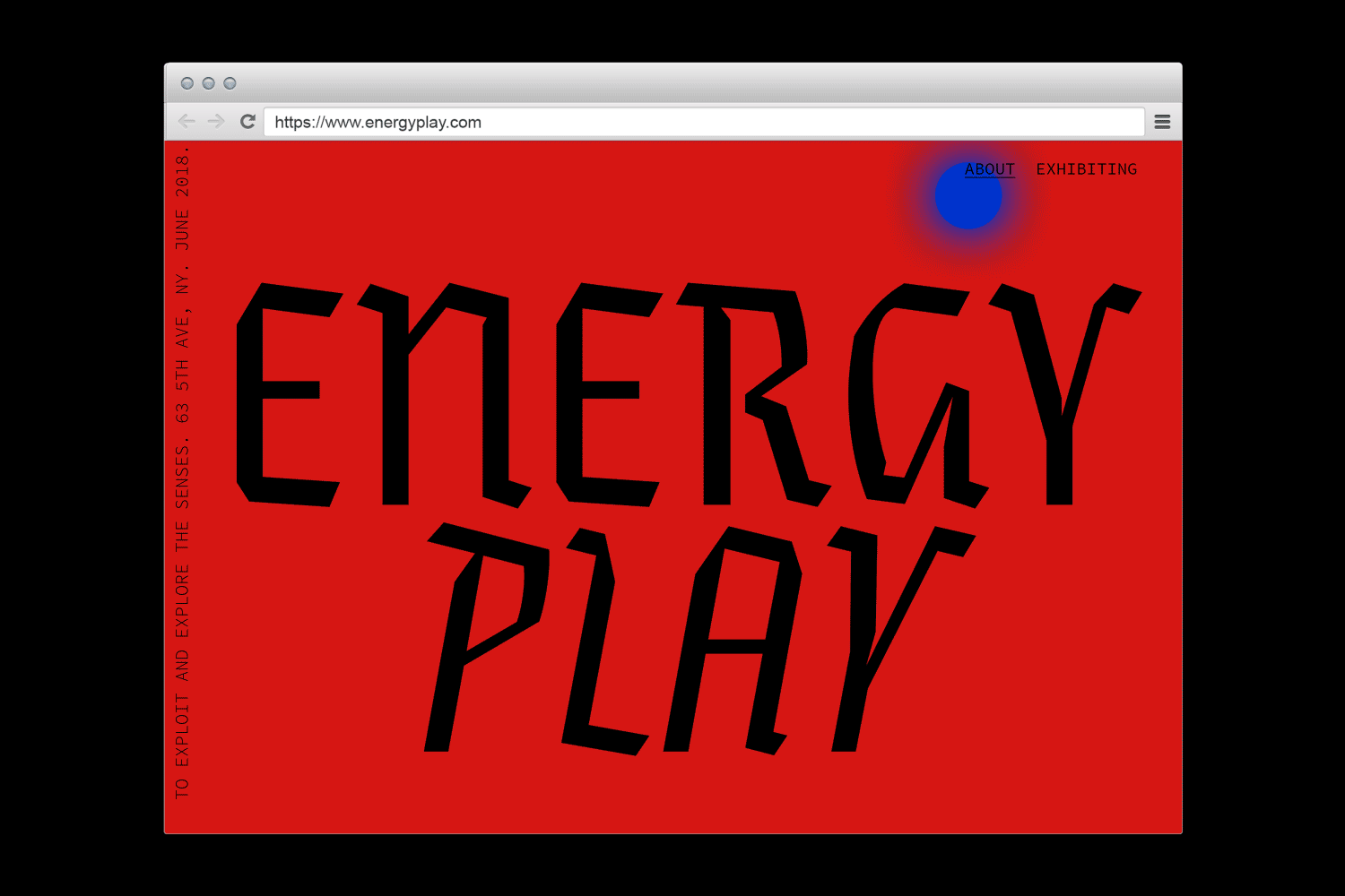Energy Play by Kaylin Brown - Website Design