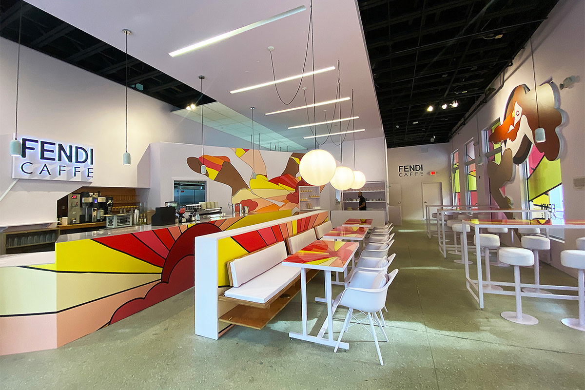 FENDI Caffe Is Back For Spring 2022 At OTL In Miami Design