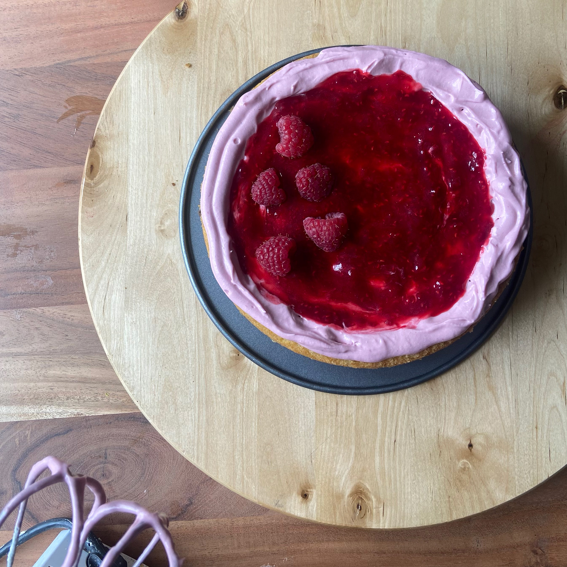 Raspberries, Homemade Jam, and Raspberry Buttercream Filling
