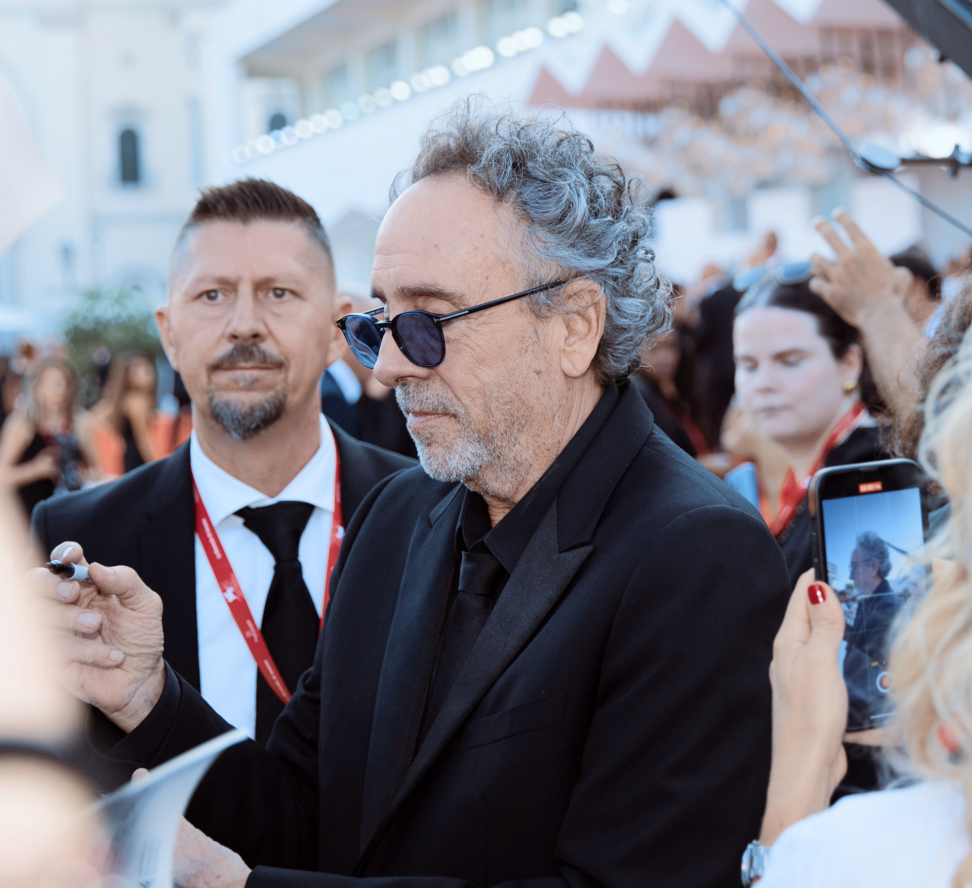 Tim Burton at the Venice Film Festival