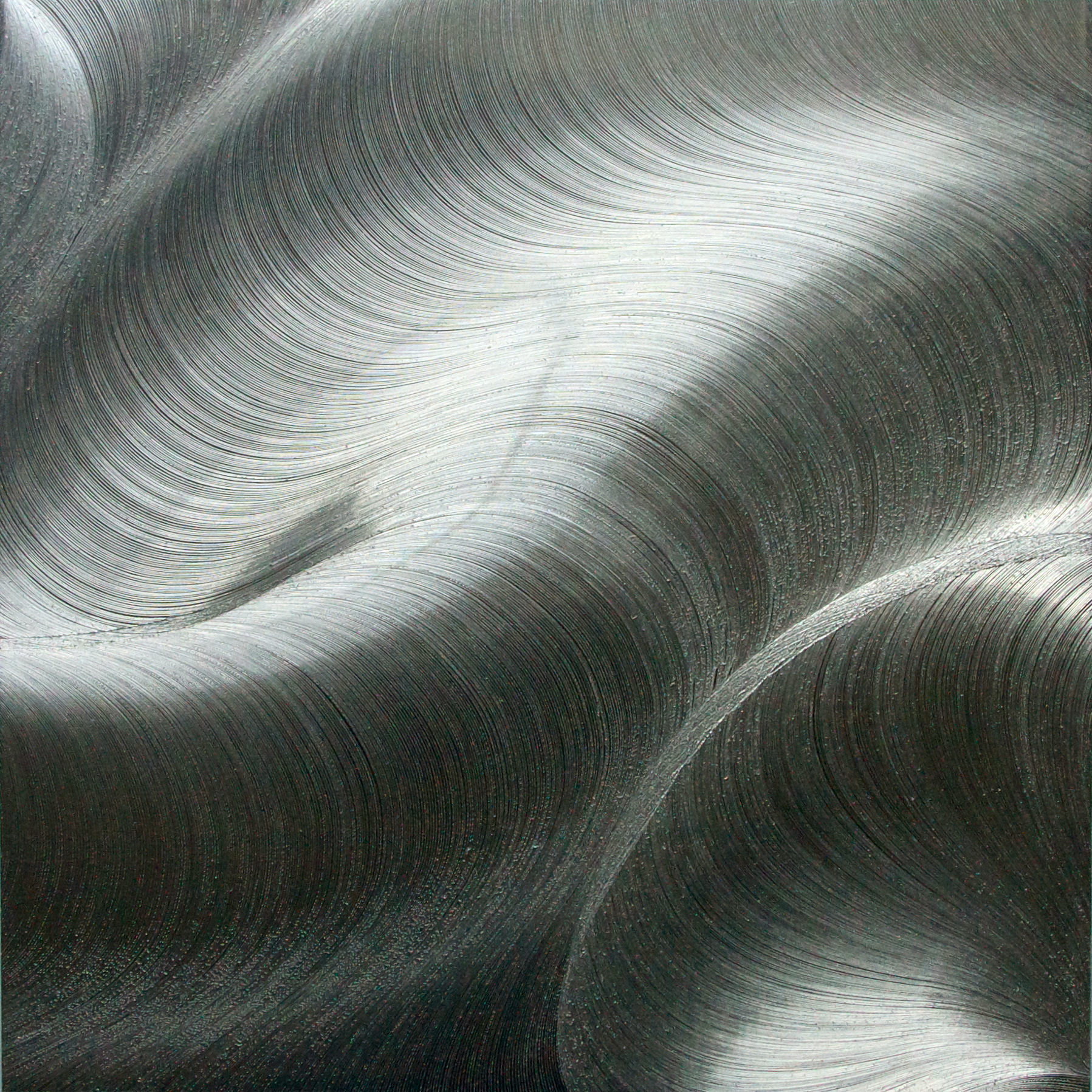 metal aluminium dry point scoring art