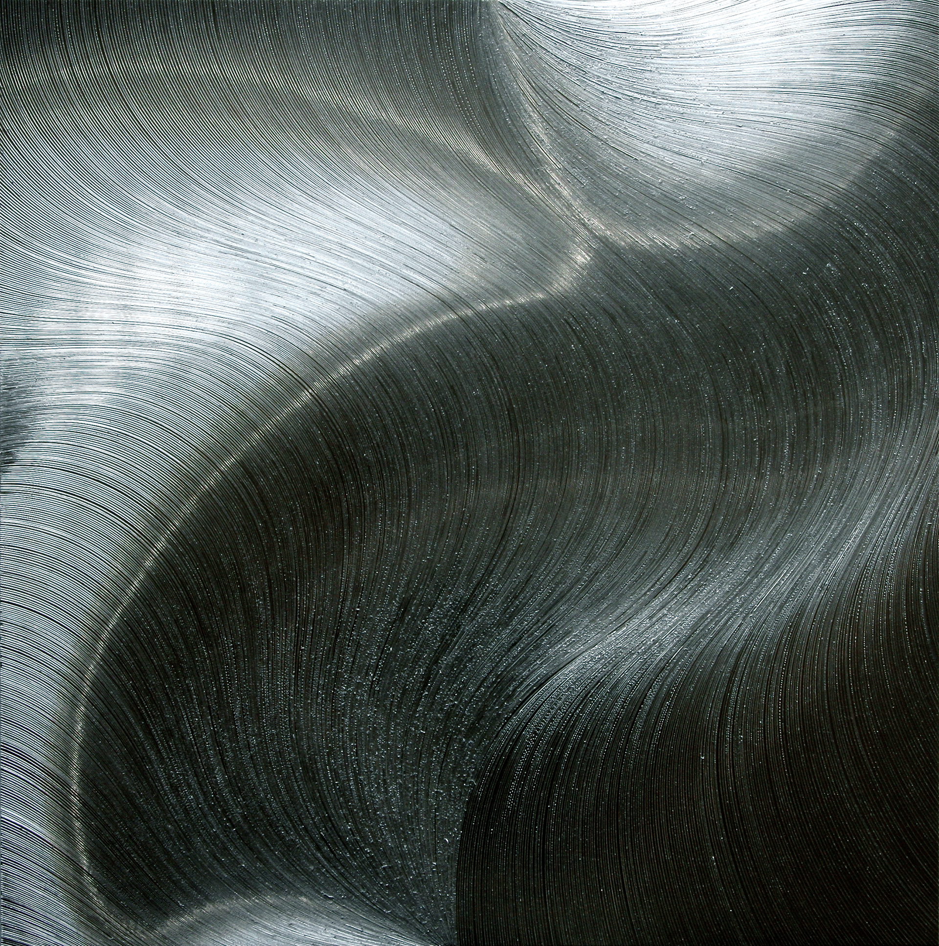 metal aluminium dry point scoring, London art