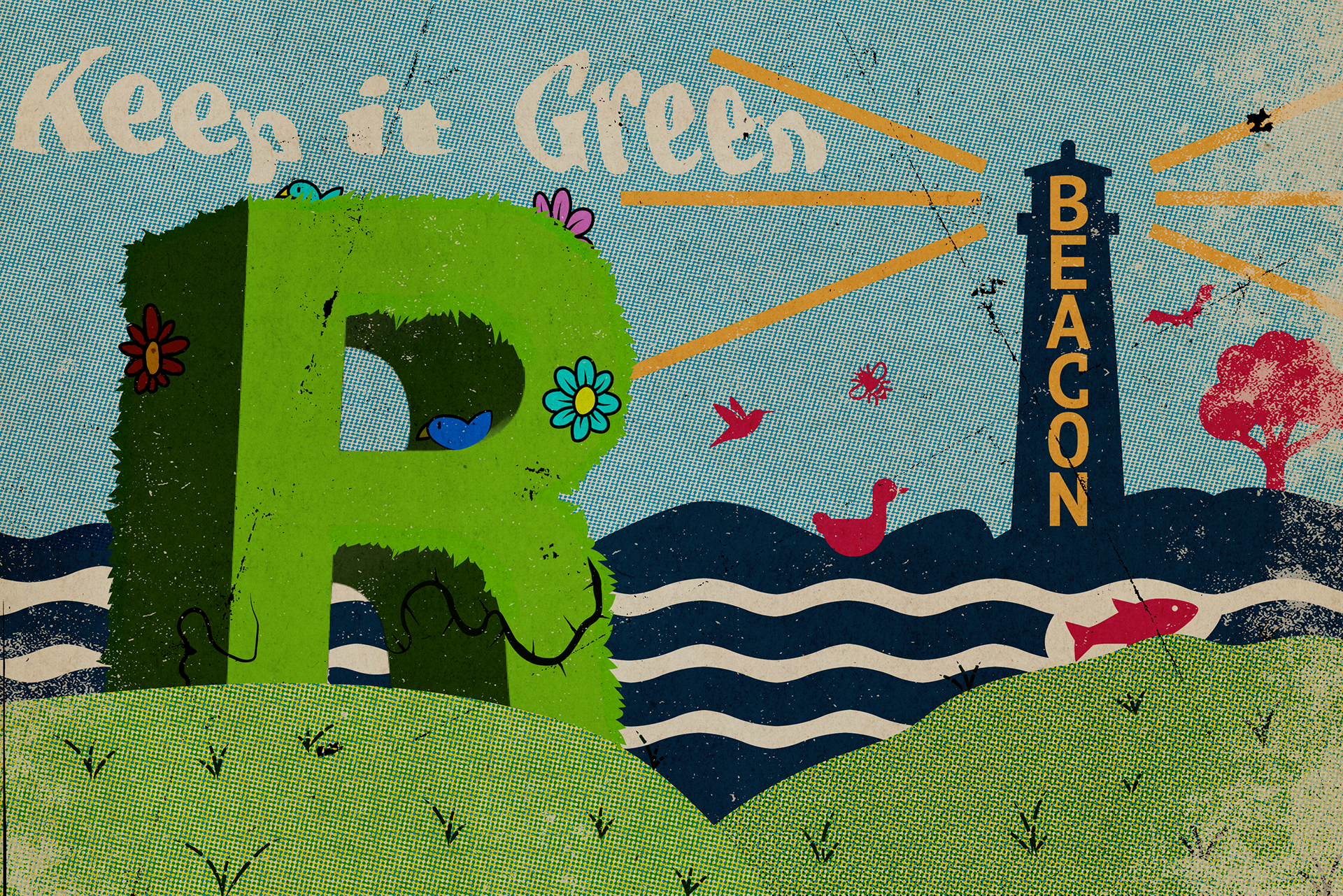 April- Keep it Green: This month focuses on Earth Day and the importance of keeping the environment pure and clean.