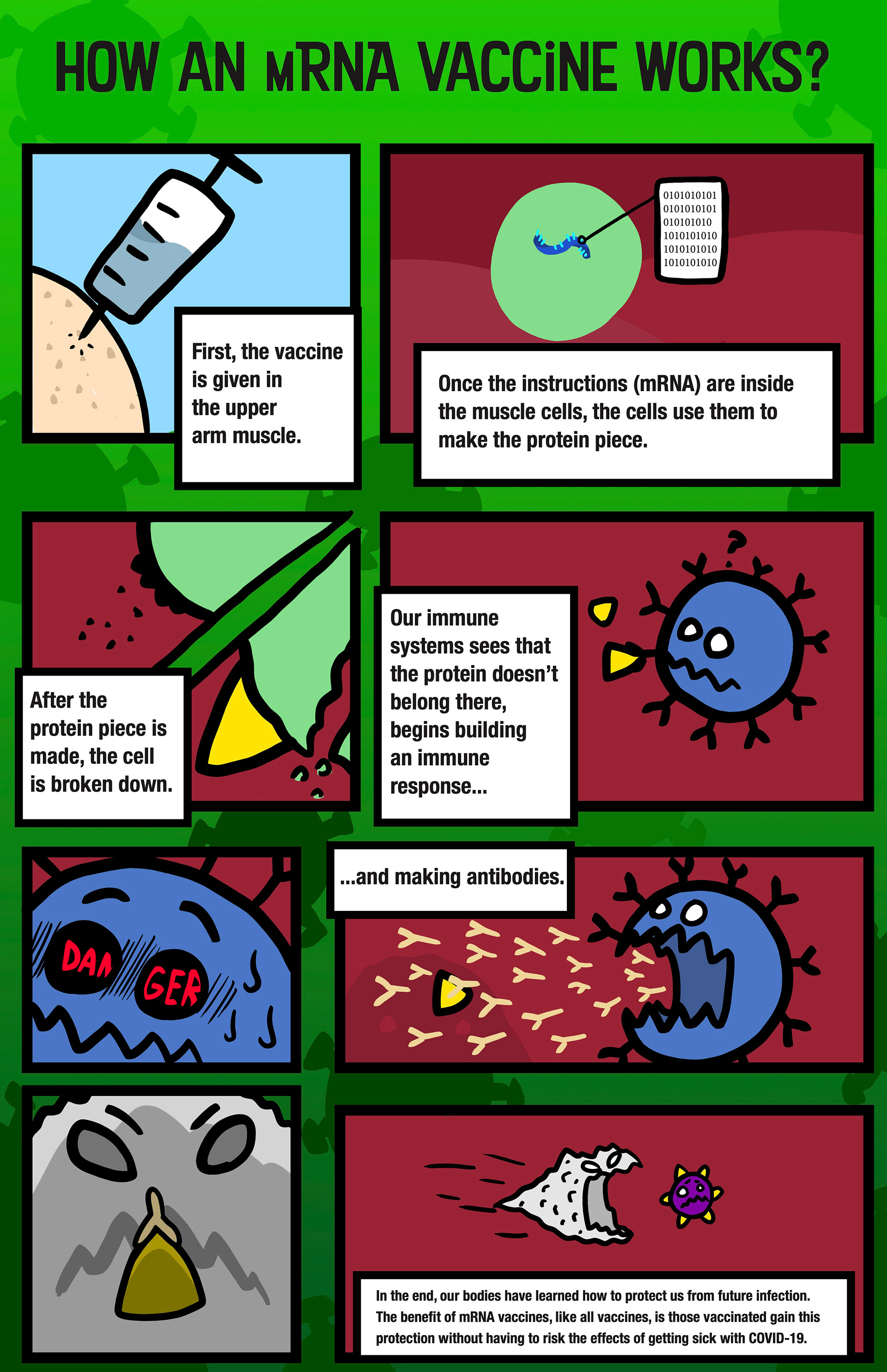 Bits and pieces of this layout was used for the final infographic, mainly the panel layout and "plot."