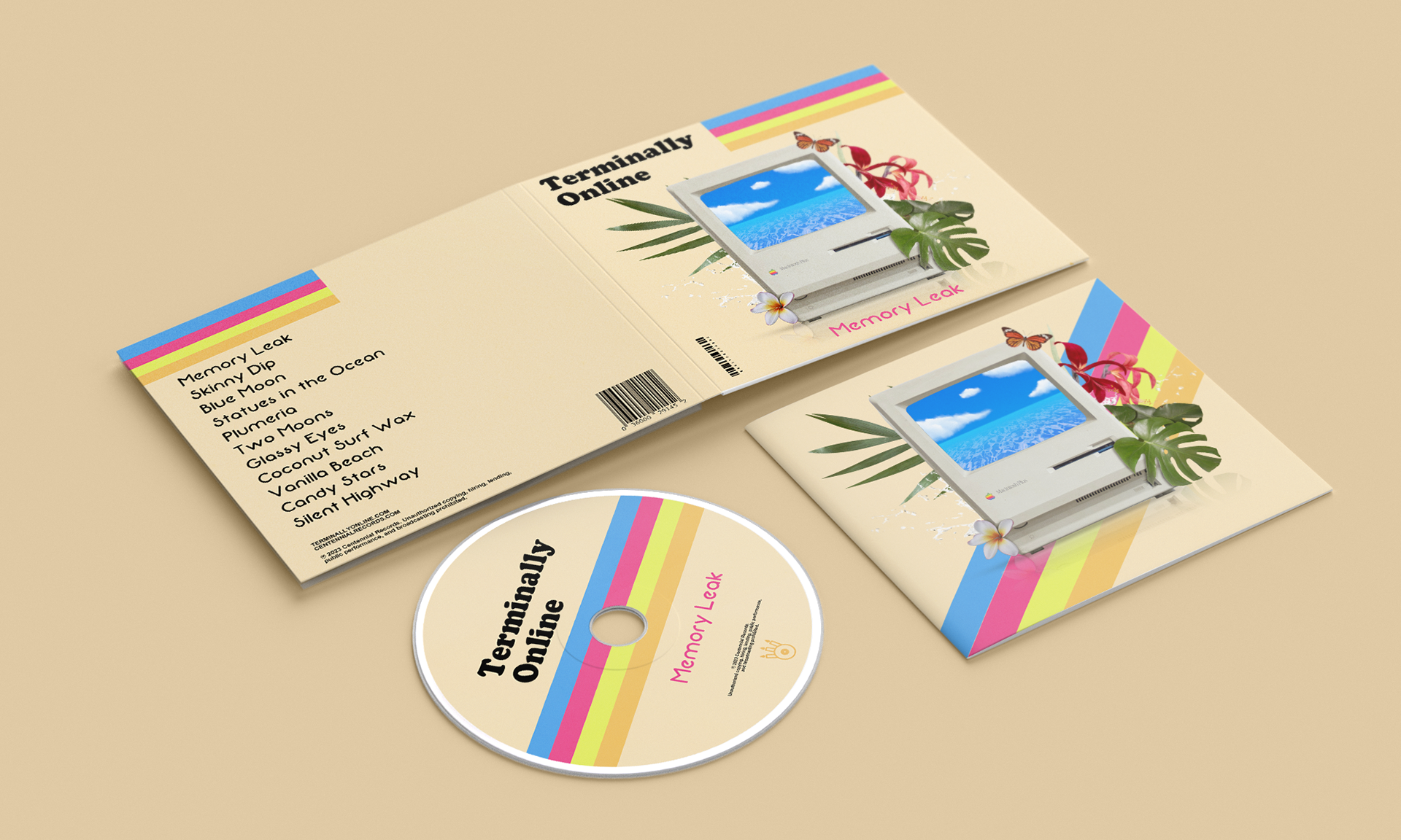 Back of the CD case with Lyric book cover and CD.