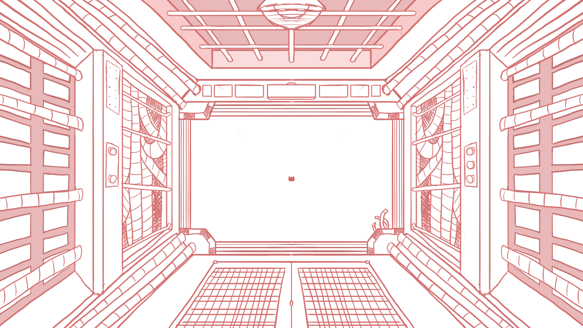 Main hallway chunk. Making this chunk took around 1-2 hours.