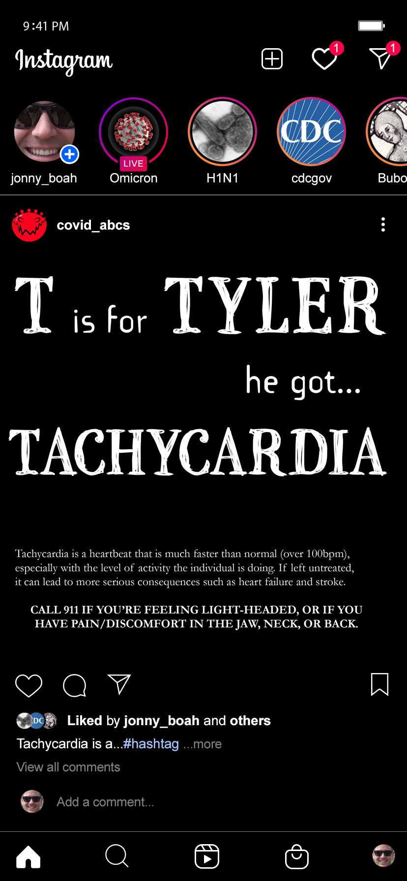 T story: Descriptions