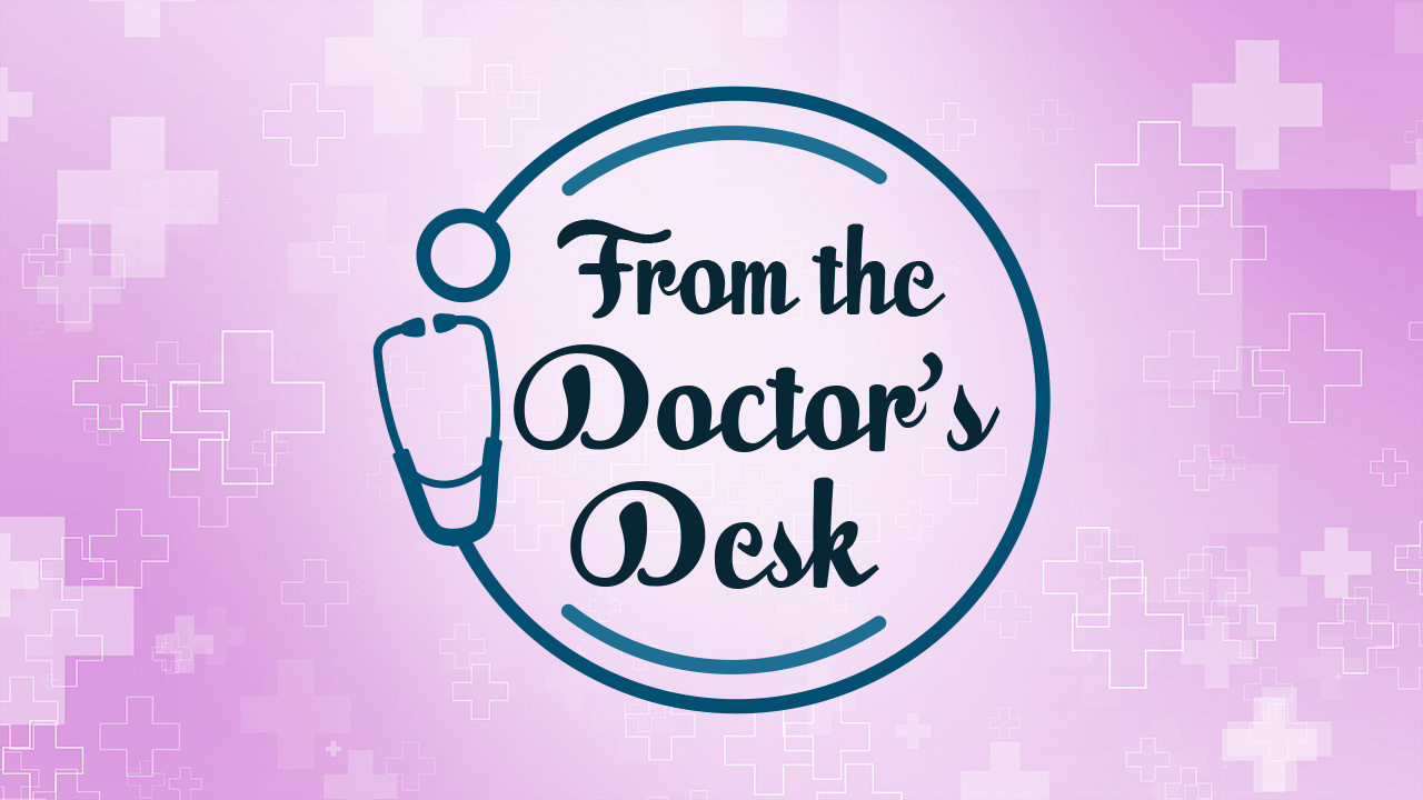 I wanted From the Doctor's Desk to be clean and simple.