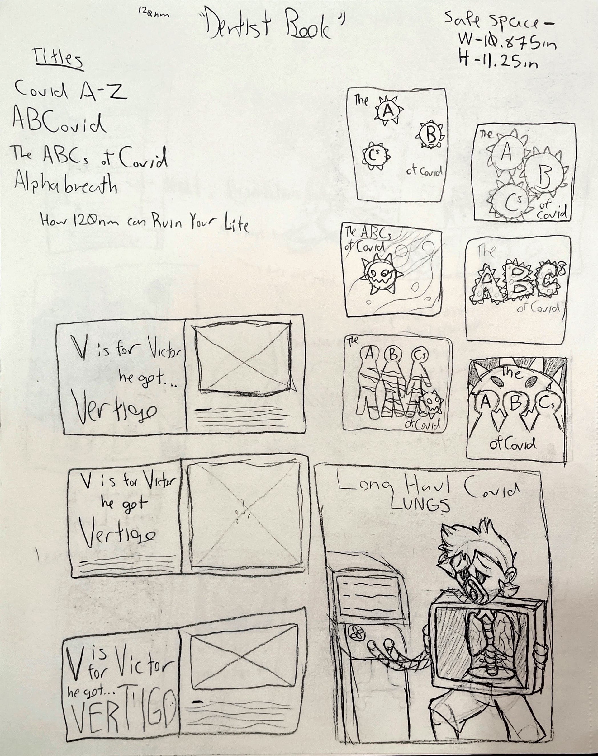 Book/infographic layout