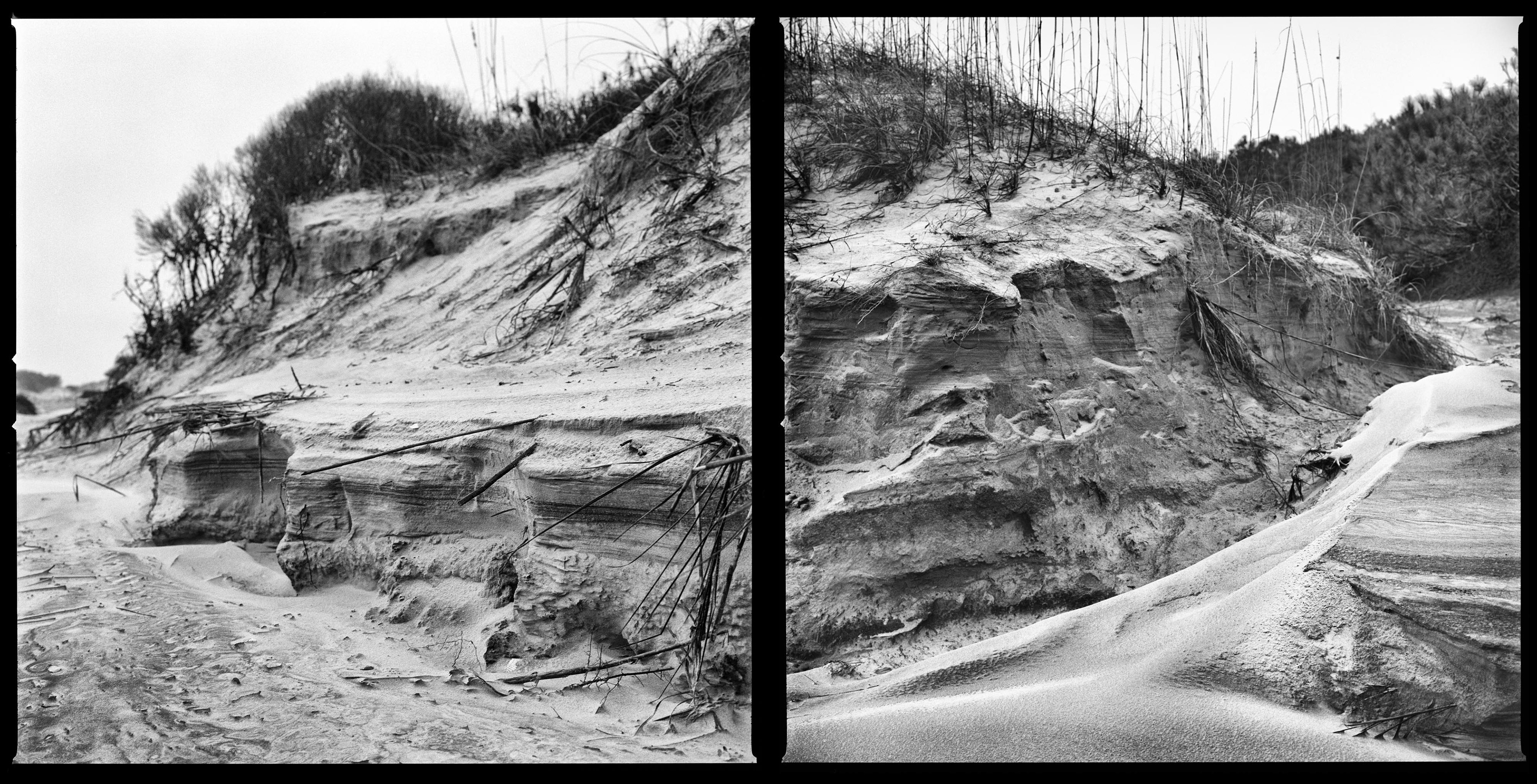 Christa Bowden, Primary Dune Erosion After Hurricane Matthew, Duck House, 2016