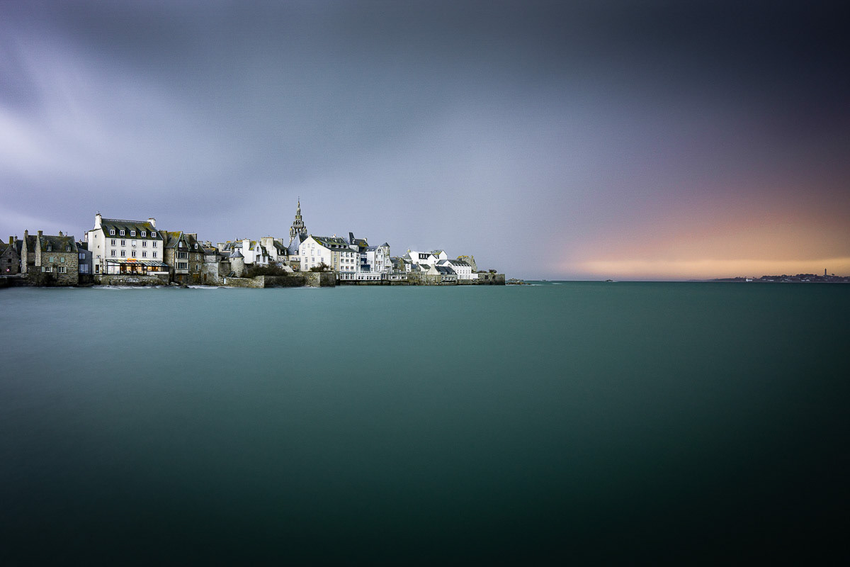 Le grain arrive sur Roscoff