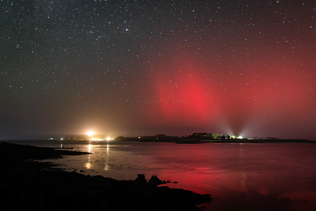 Aurore du 7 Octobre sur l'ile de batz