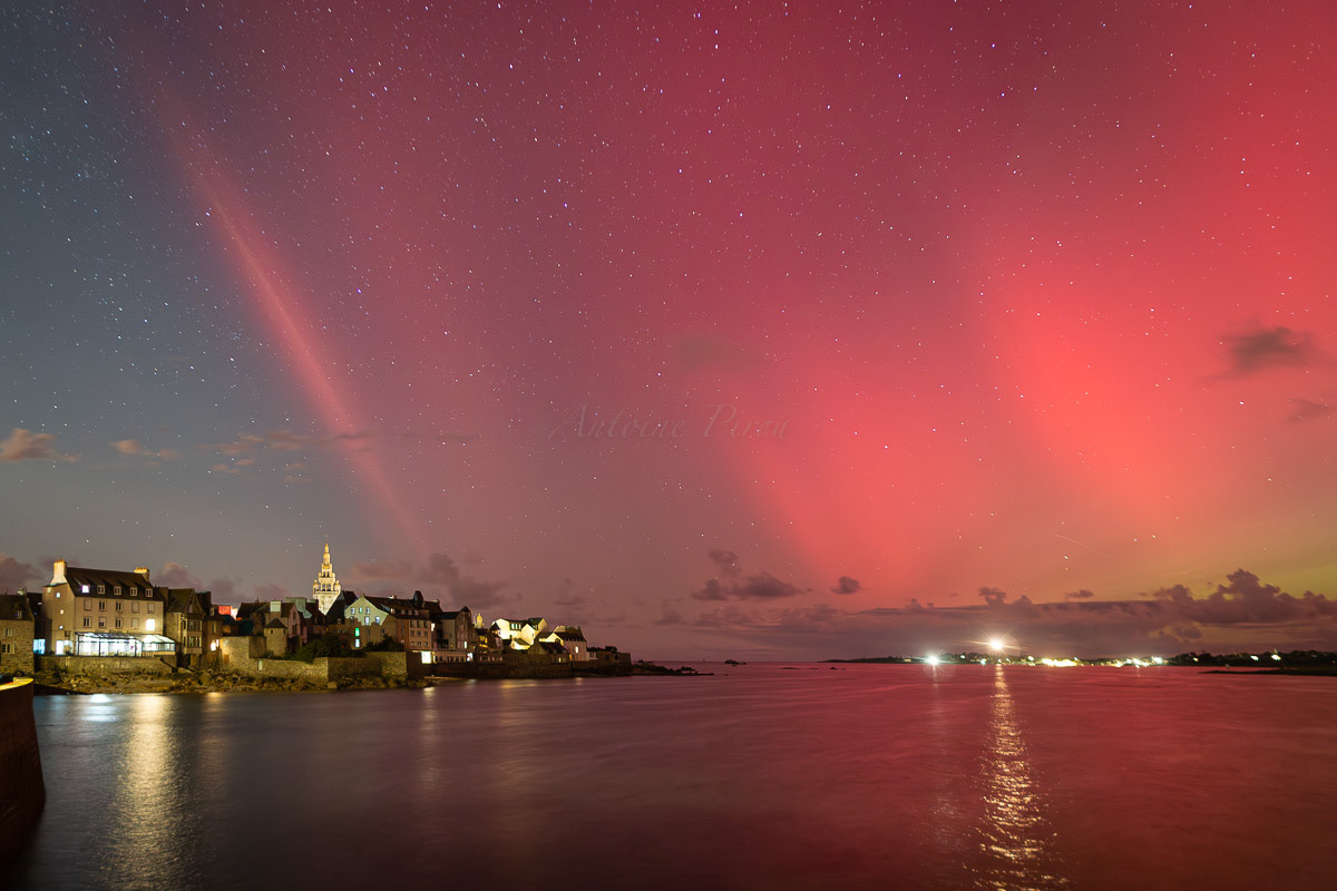 Aurores sur Roscoff