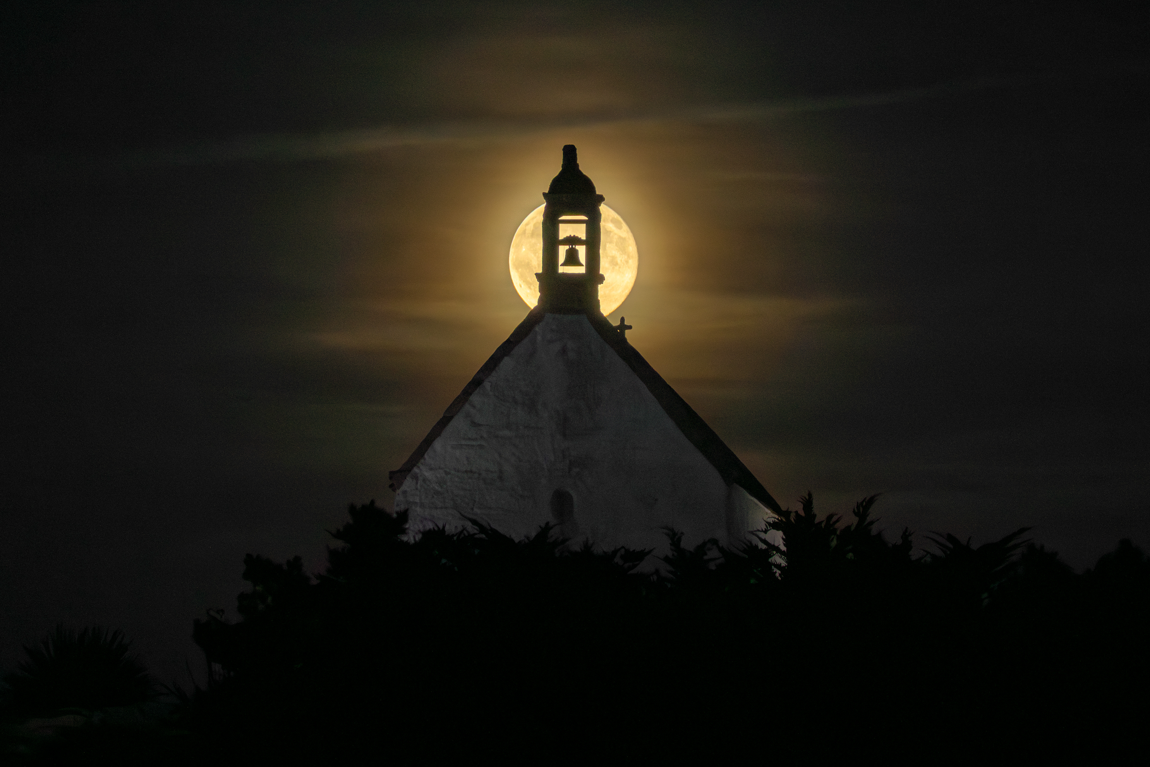 Full moon Ste Barbe Octobre 2025