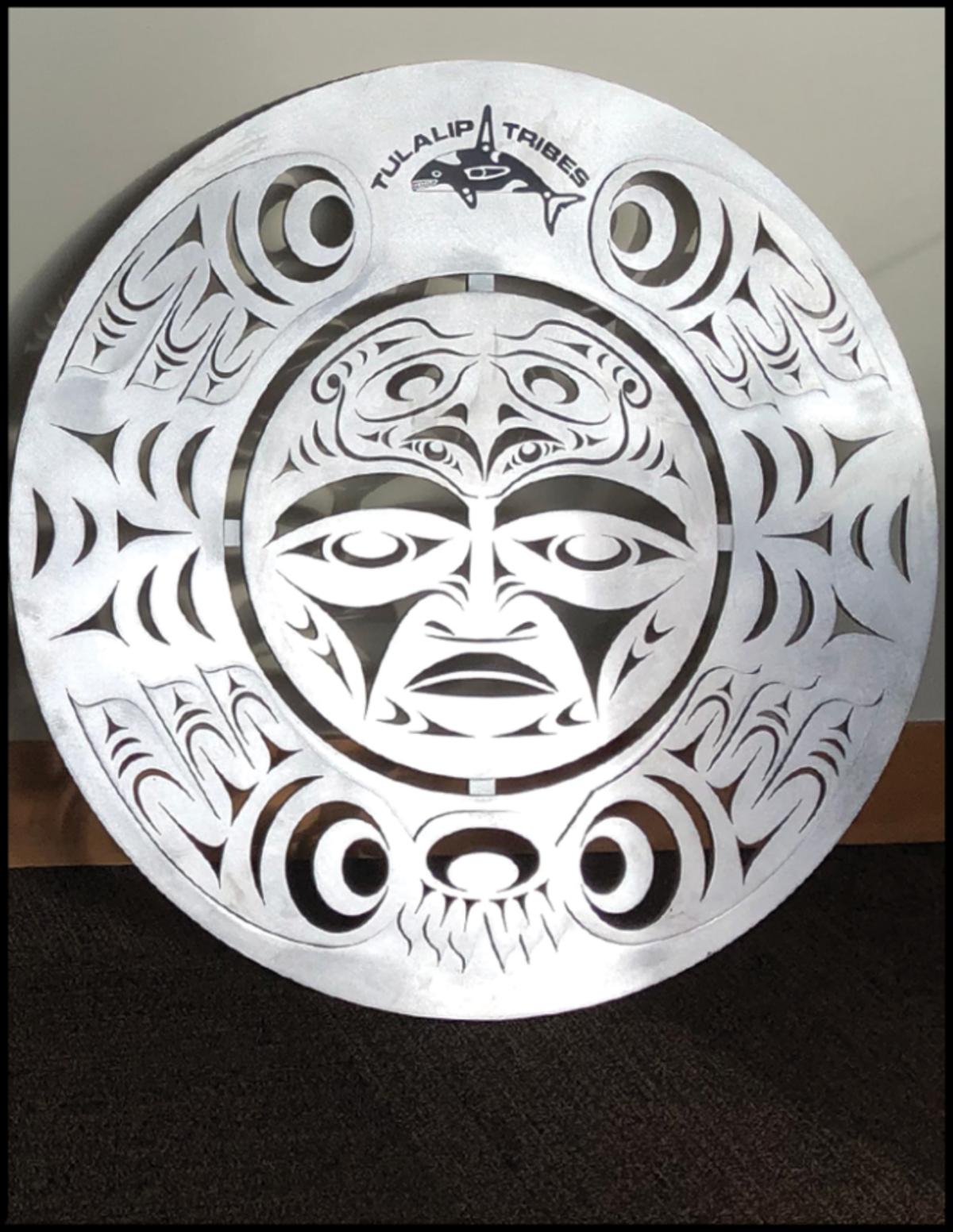 ThunderMoon Design in Aluminum, sent to the National Indian Gaming Association building