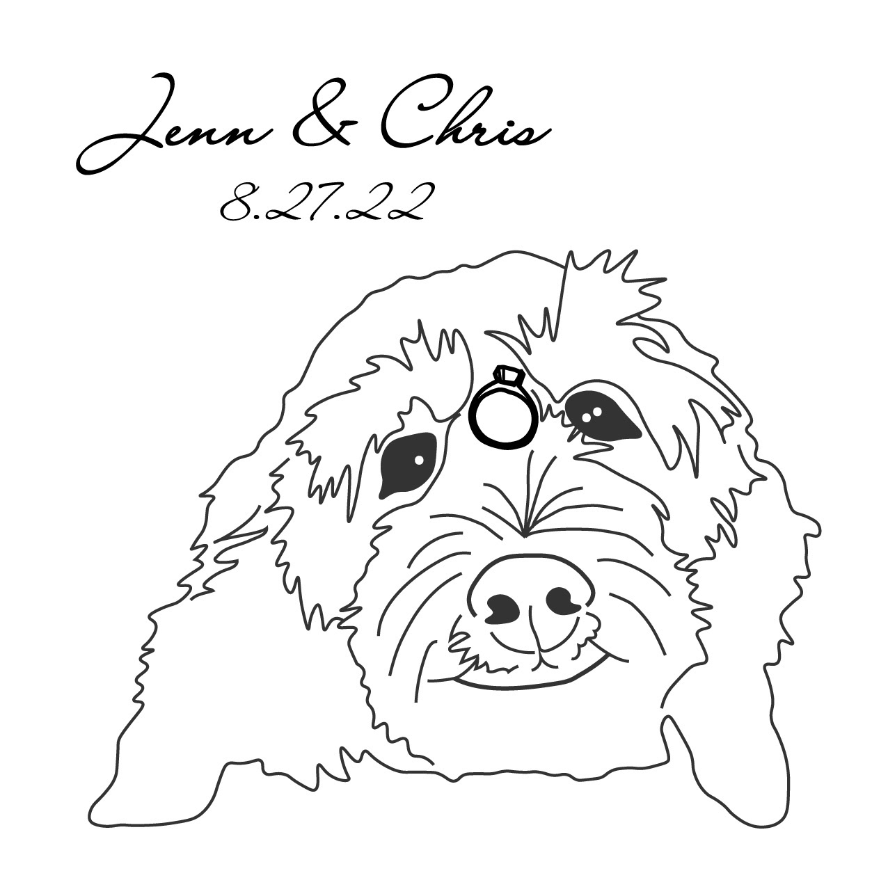 Wedding Illustration, 2022