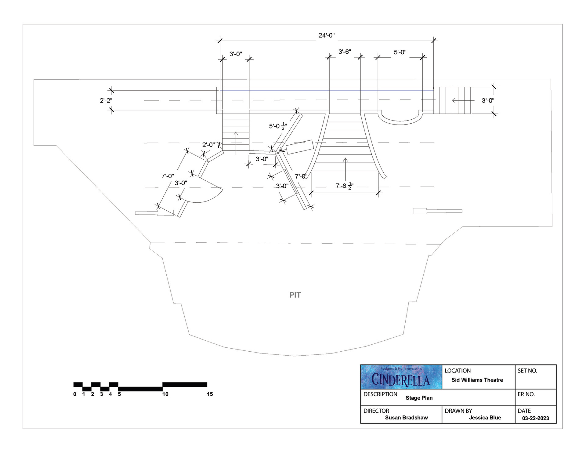 Stage Plan - Cinderella, 2022