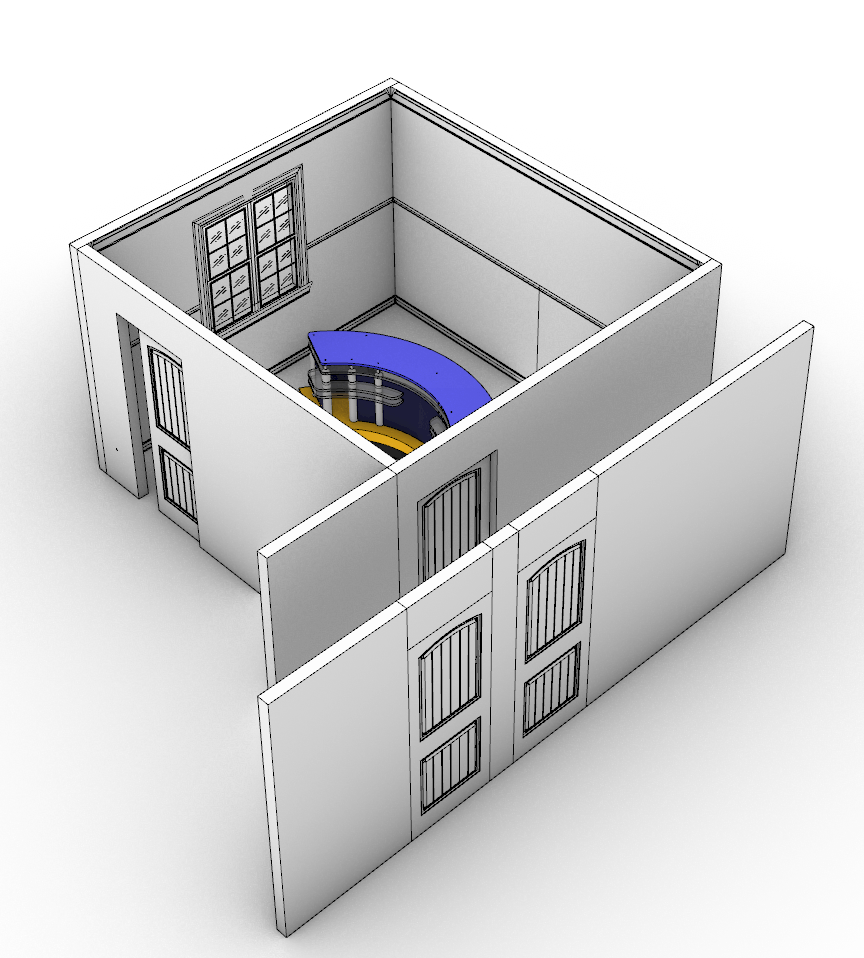 3D Model - Room & Hallway, 2023