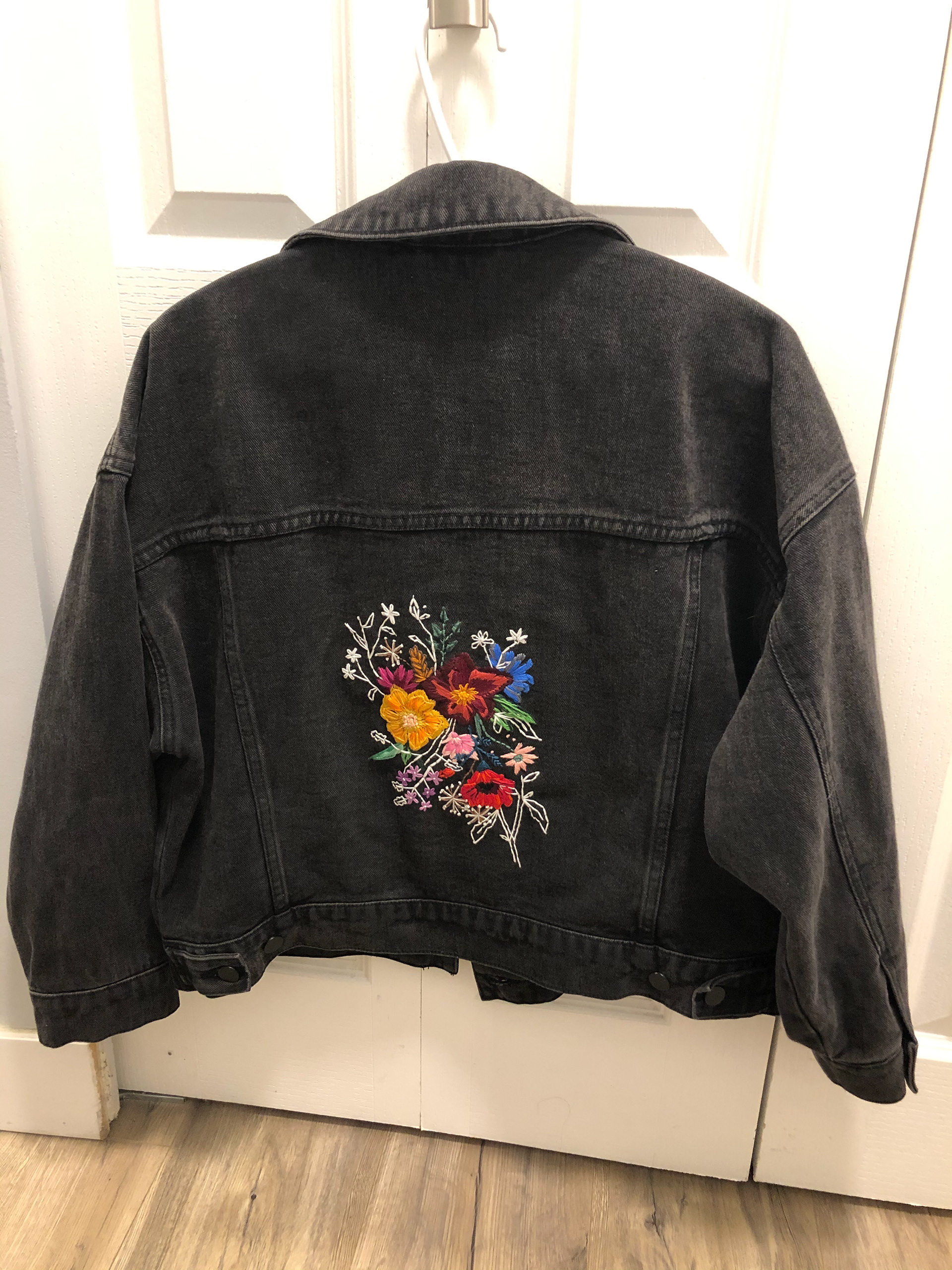 Floral jacket patch, 2020
