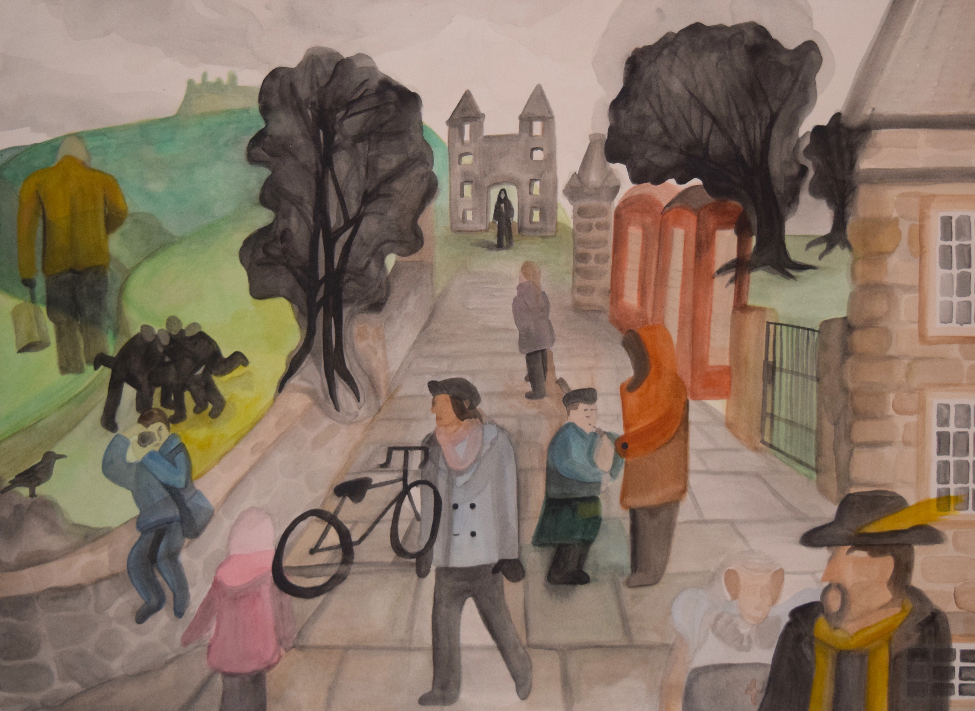 Scotland (inspired by Edward Burra), 2013