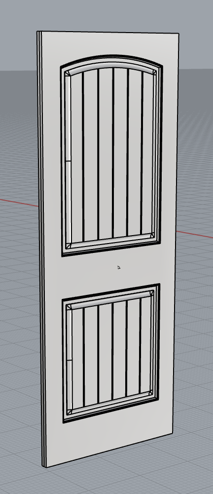 3D Model - Door Detail